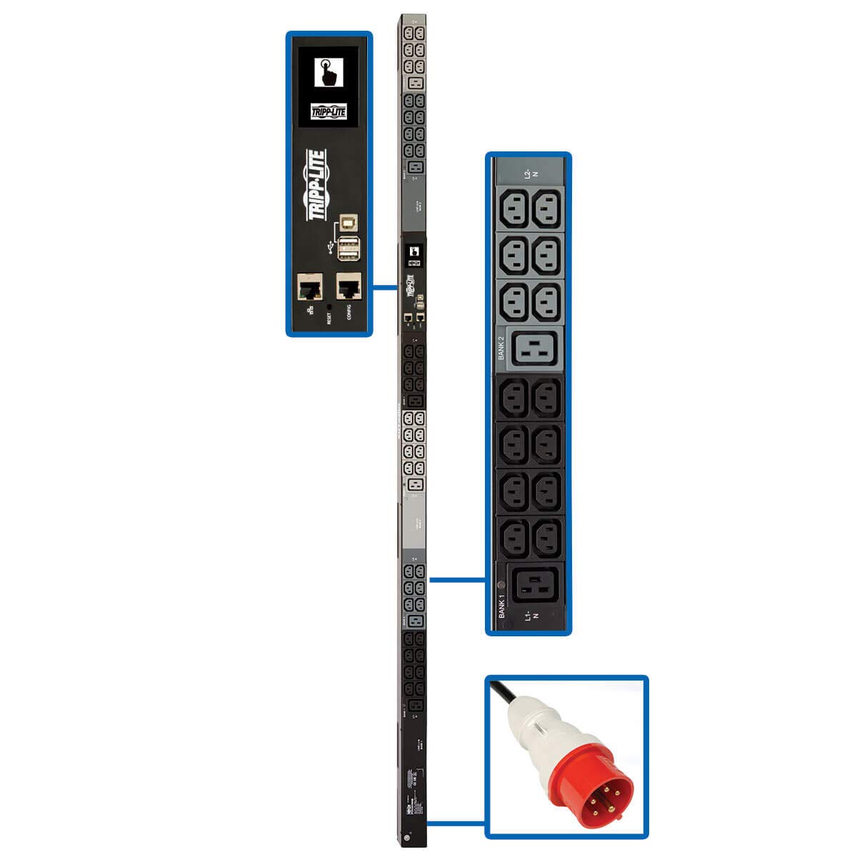 TrippLite PDU PDU3XEVN6G20 11.kW 3Phase Monitor LX Platform