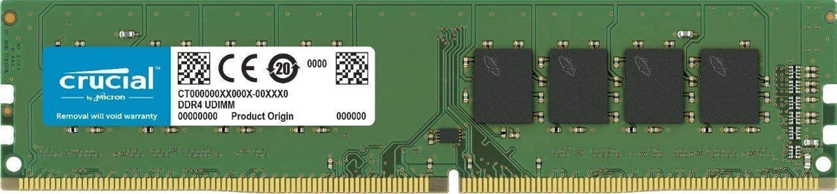 Crucial 16Gb Single Ddr4 2666 Mt/S (Pc4-21300) Dr X8 Dimm 288-Pin Memory - Ct16G4Dfd8266