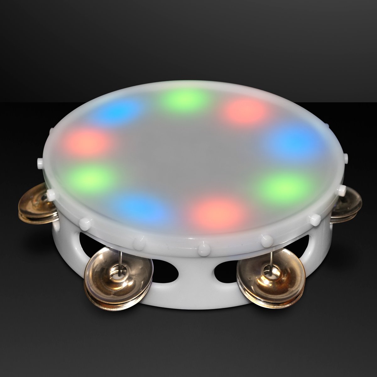 Light Up Round Tambourine Toy