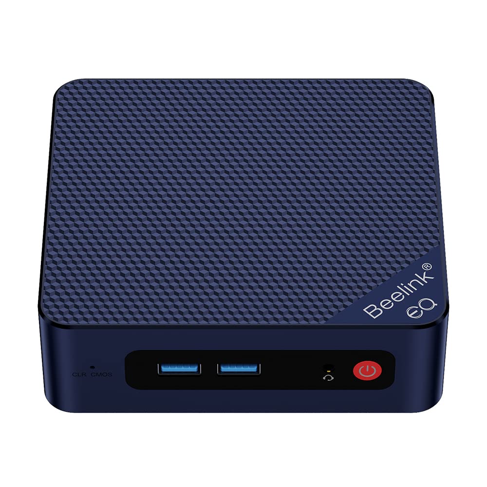 Beelink Mini Pc, Eq12 Mini Computers Alder Lake N100(Up To 3.4Ghz) 4C/4T, Desktop Computers 16G Ddr5 Ram 500G Ssd 4K 60Hz Usb C&