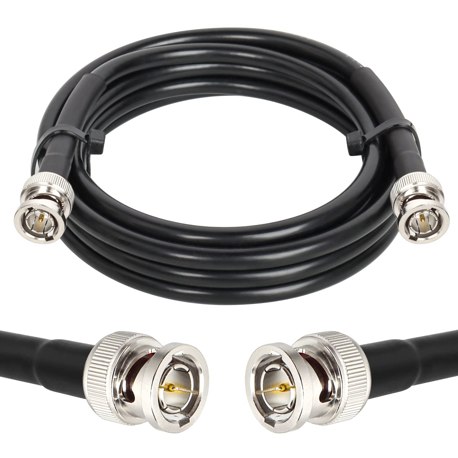 Xrds  Rf 6Ft Sdi Cable, Hd Sdi Cable Bnc To Bnc Digital Video Cable Rg59 Bnc Cable Supports Hd Sdi/3G/6G Sdi/4K/8K Sdi Video Cab