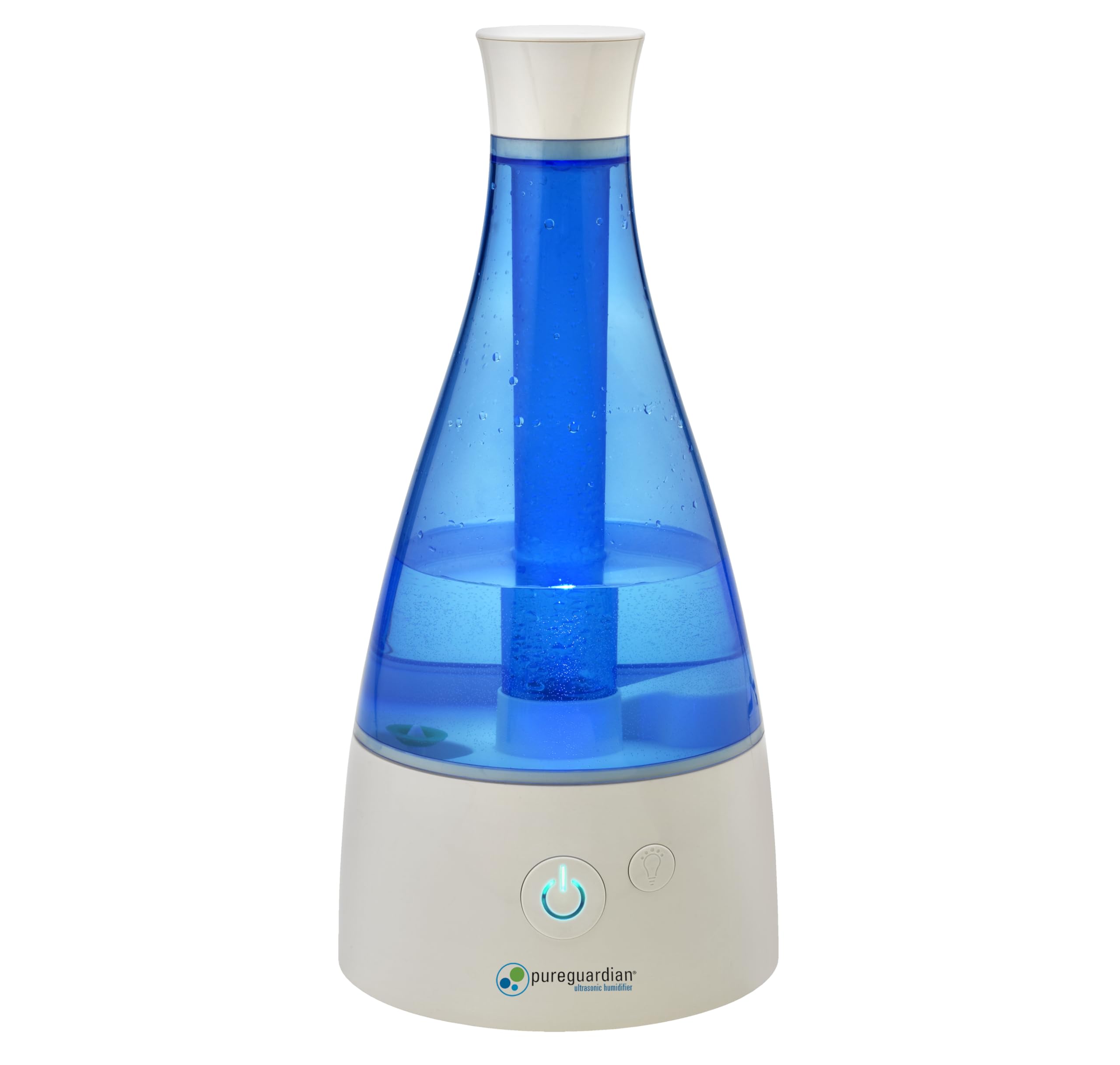 Pureguardian Ultrasonic Cool Mist Humidifier, 30 Hrs. Run Time, 0.5 Gal. Tank Capacity, 350 Sq. Ft. Coverage, Small Rooms, Quiet