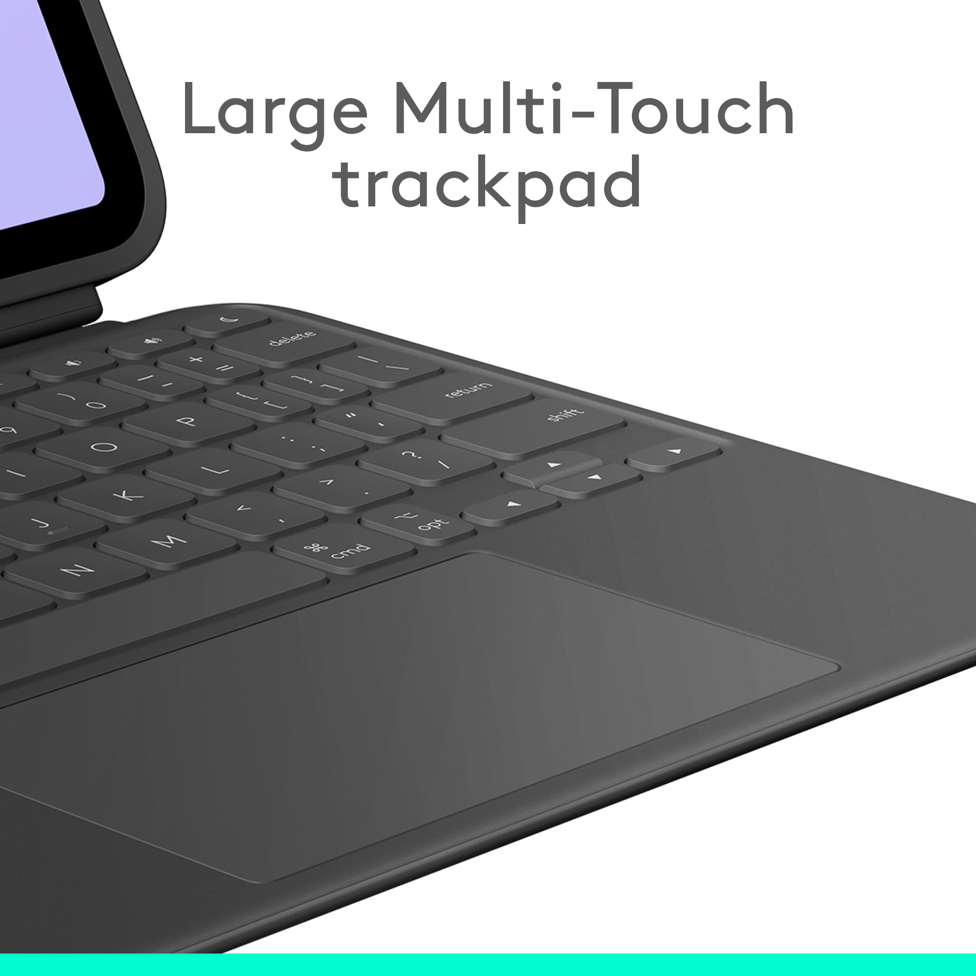 Logitech Combo Touch Ipad Pro 11 Inch (M4)(2024) Keyboard Case   Detachable Backlit Keyboard With Kickstand, Comfortable Typing,
