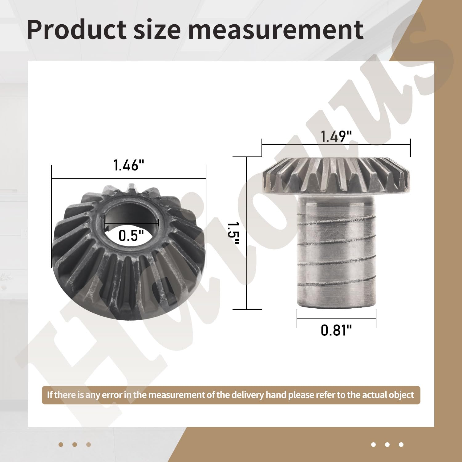 9703337 9703338 Mixer Bevel Gear Kit   By Haiouus, Compatible With Whirlpool W11192795 Kitchen Mixer   Worm Gear Kit 9709511, 97