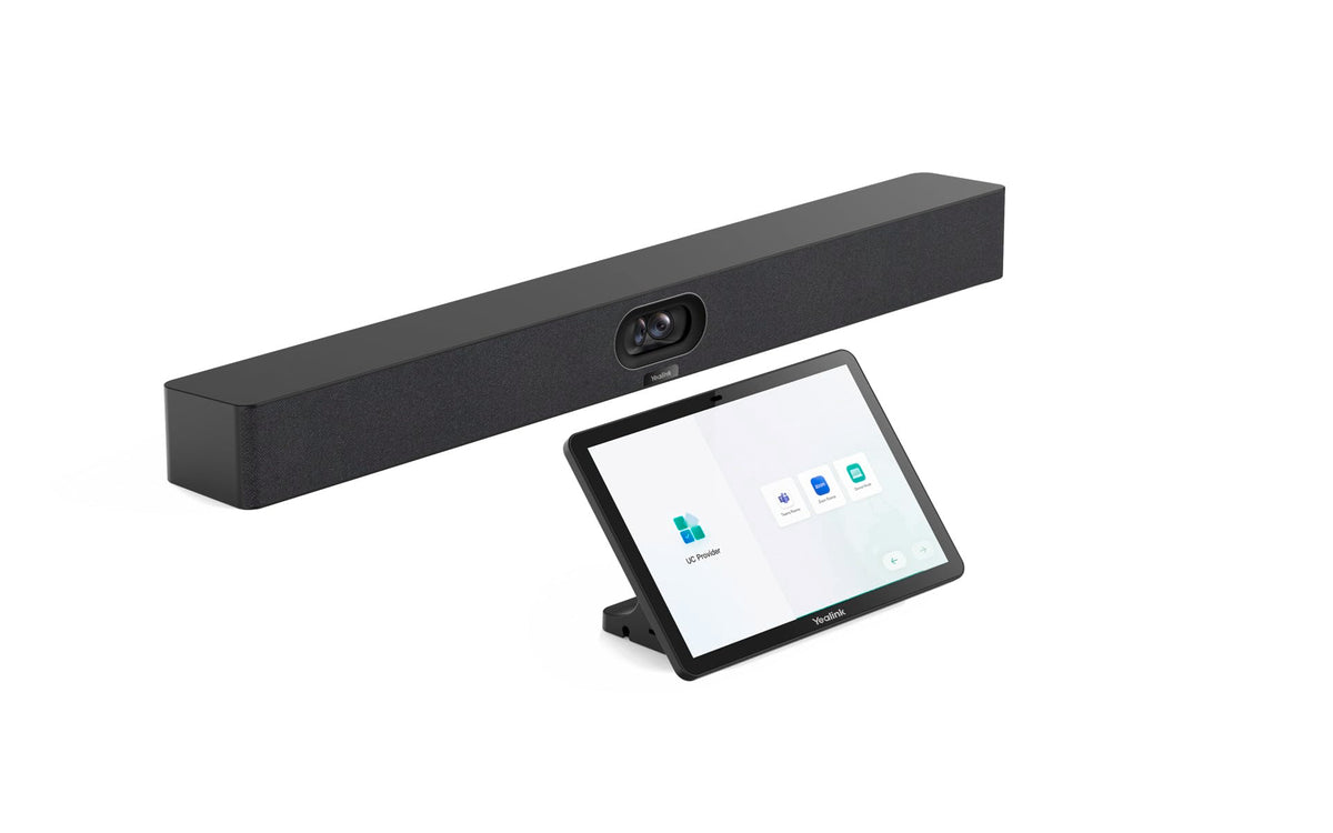 Yealink Meetingbar A40-031 - All-In-One 4K Video Conferencing Solution With Dual 48Mp Cameras, 120 Field Of View, 8Mems Micropho
