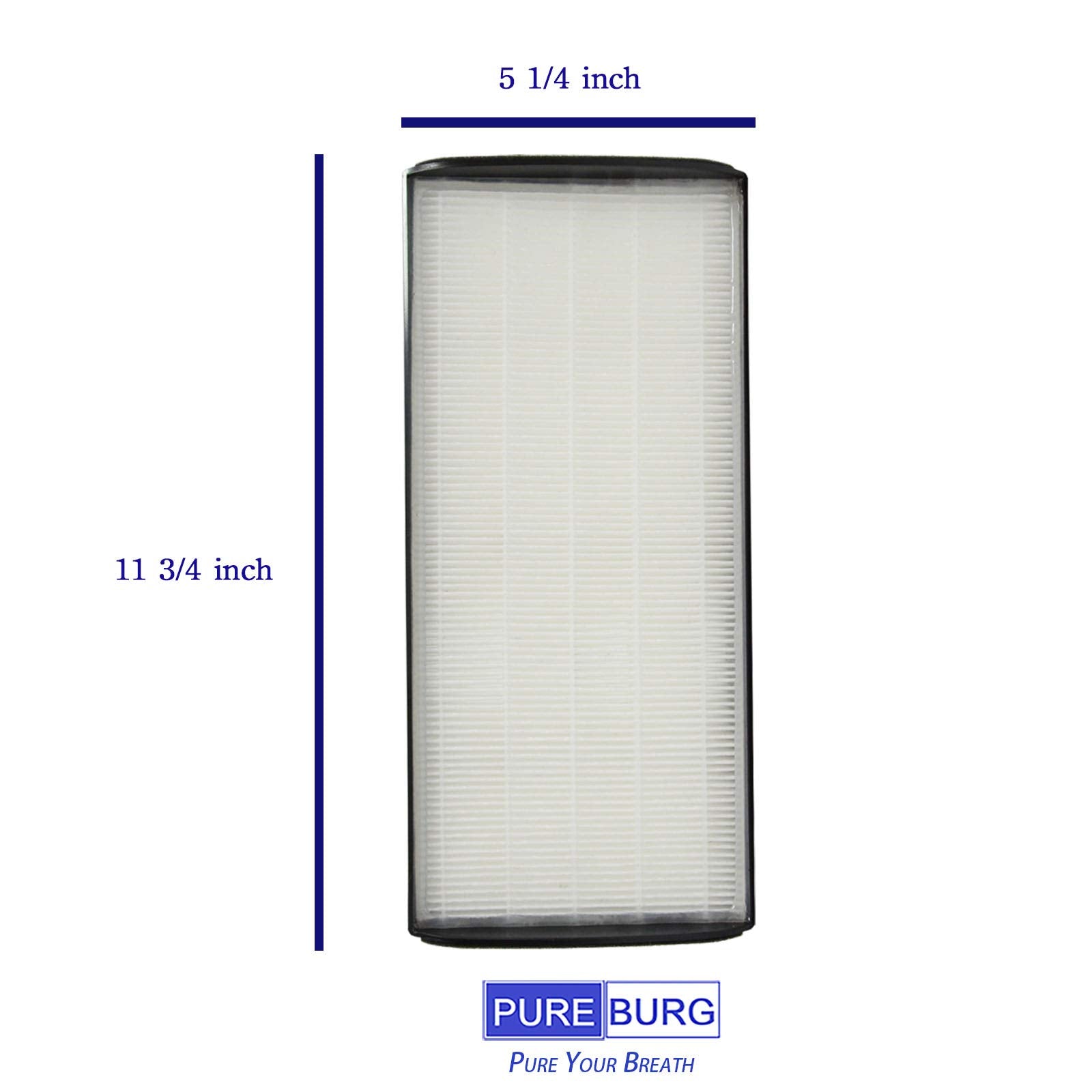 Pureburg Wpt60 Replacement True Hepa Filter Set Compatible With Whirlpool 1183600 & 817600 Fit Wpt60(P/B) Whispure Medium Air Pu