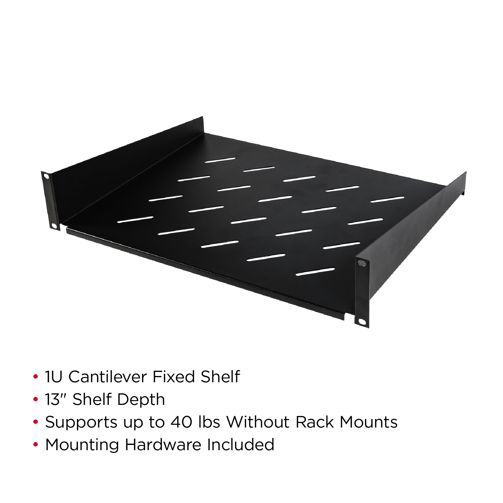 Cyberpower Cra50002 19'' 1U Cantilever Shelf Cases, Black