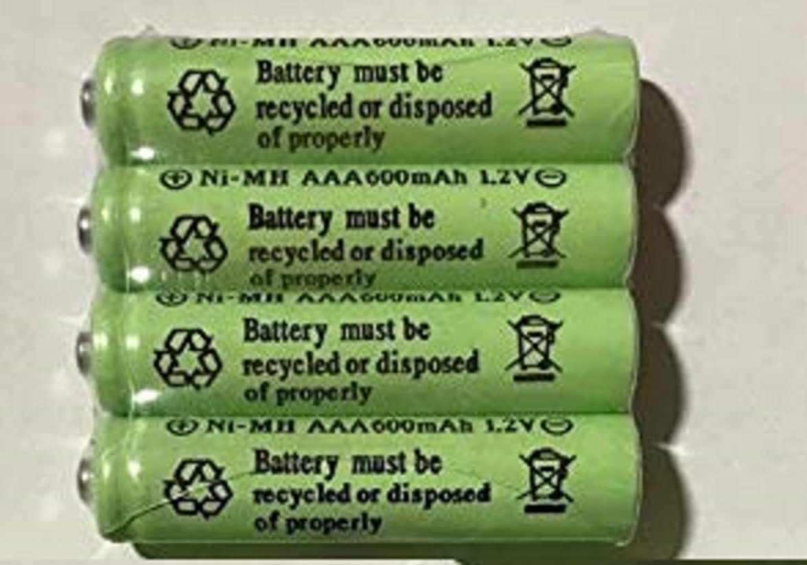 30 Pieces Aaa 600Mah Ni Mh Rechargeable Battery Garden Solar Landscape Path Lights (Can Replace 300Mah Nicd Aaa, 600Mah Nicd Aaa