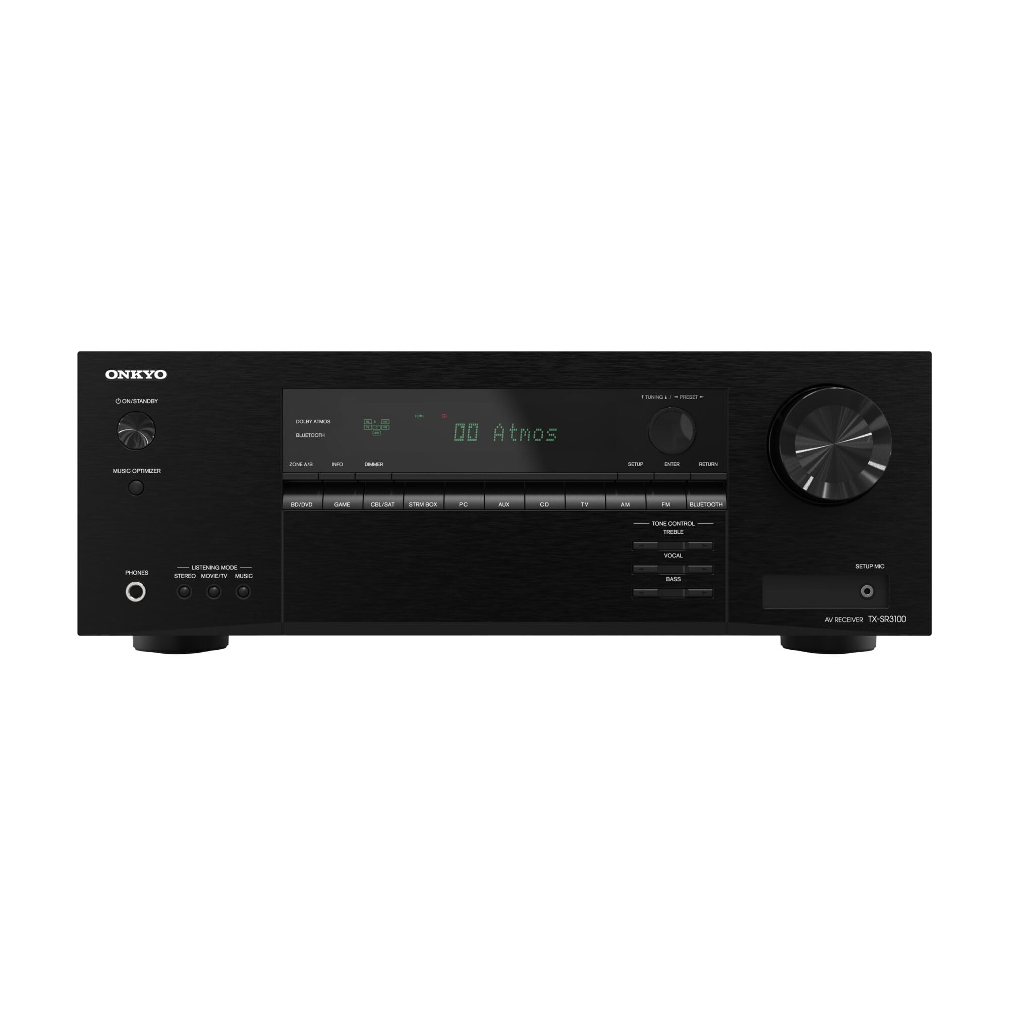Onkyo Tx Sr3100 5.2 Channel Av Receiver   Dolby Atmos, Dolby Height Virtualizer, Dolby Vision And More