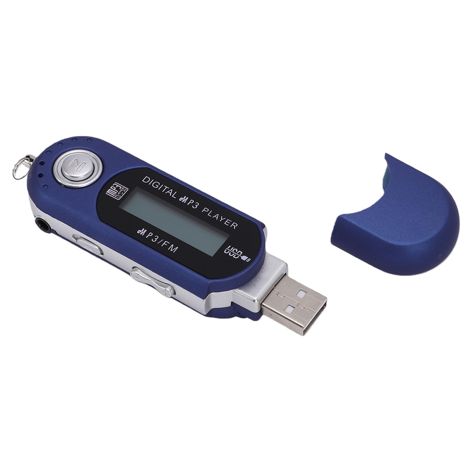 Tangxi USB 2.0 MP3 Player with Earphone, USB MP3 Music Player Stick with FM Radio, Support 32GB TF Card, Portable LCD Screen for