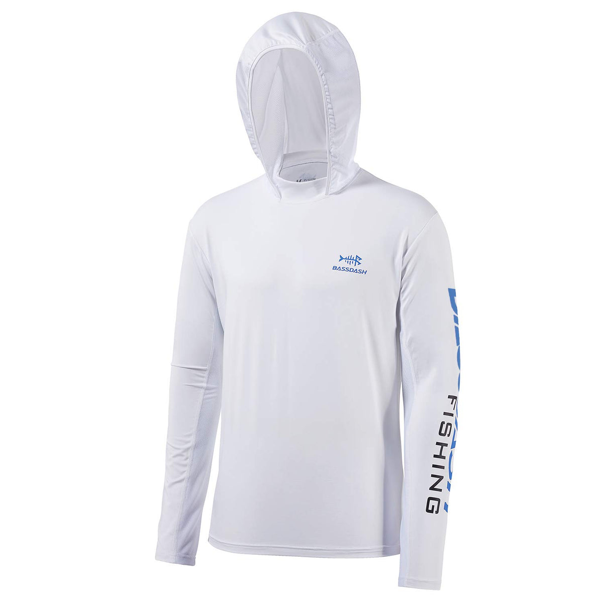Bassdash Upf 50 Menas Uv Sun Protection Long Sleeve Performance Fishing Hoodie Hooded Shirts
