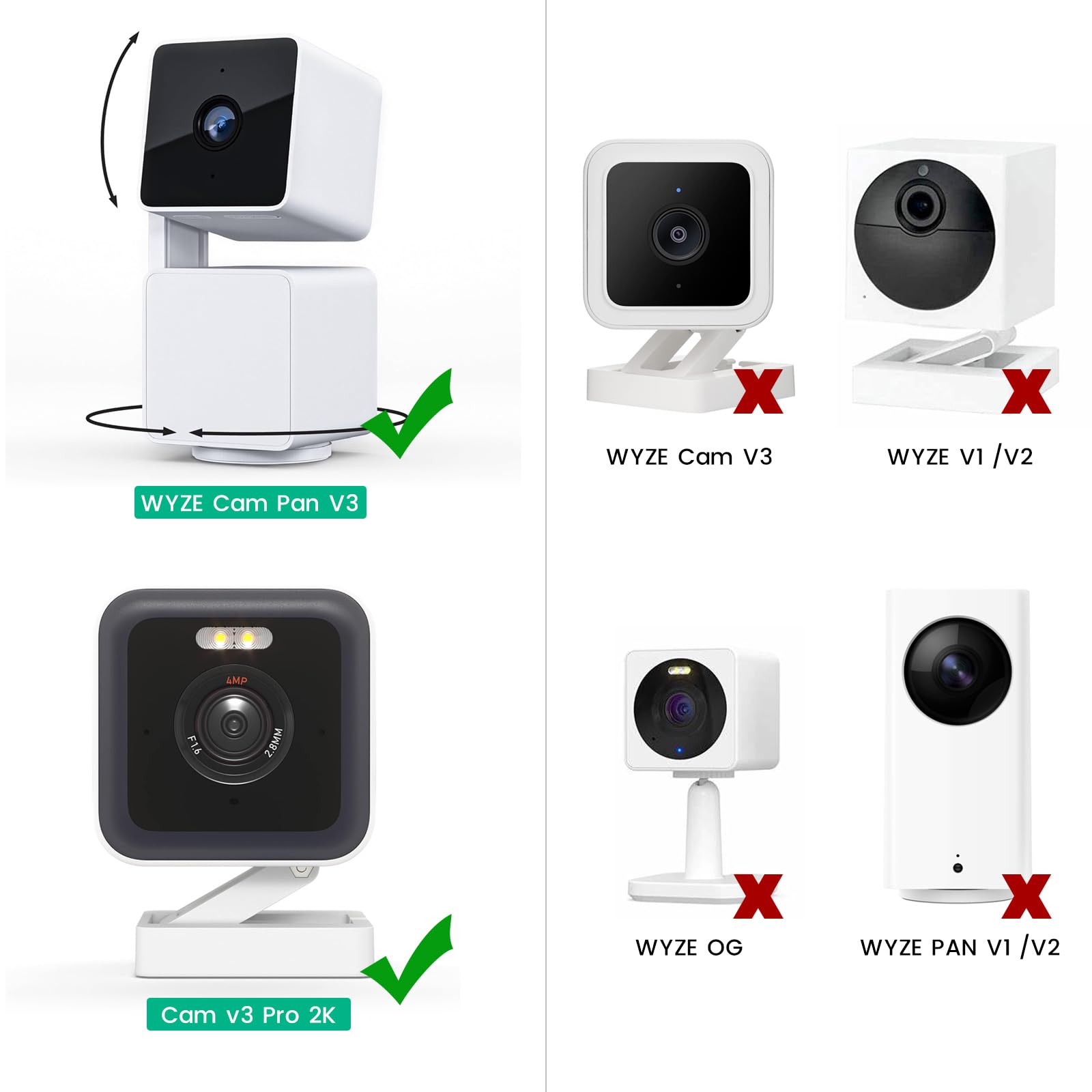 Yeaoi 30 Ft Extension Cable For Wyze Cam Pan V3, 90 Degree Micro To Usb Power Cord For Cam V3 Pro 2K Home Security Camera, White