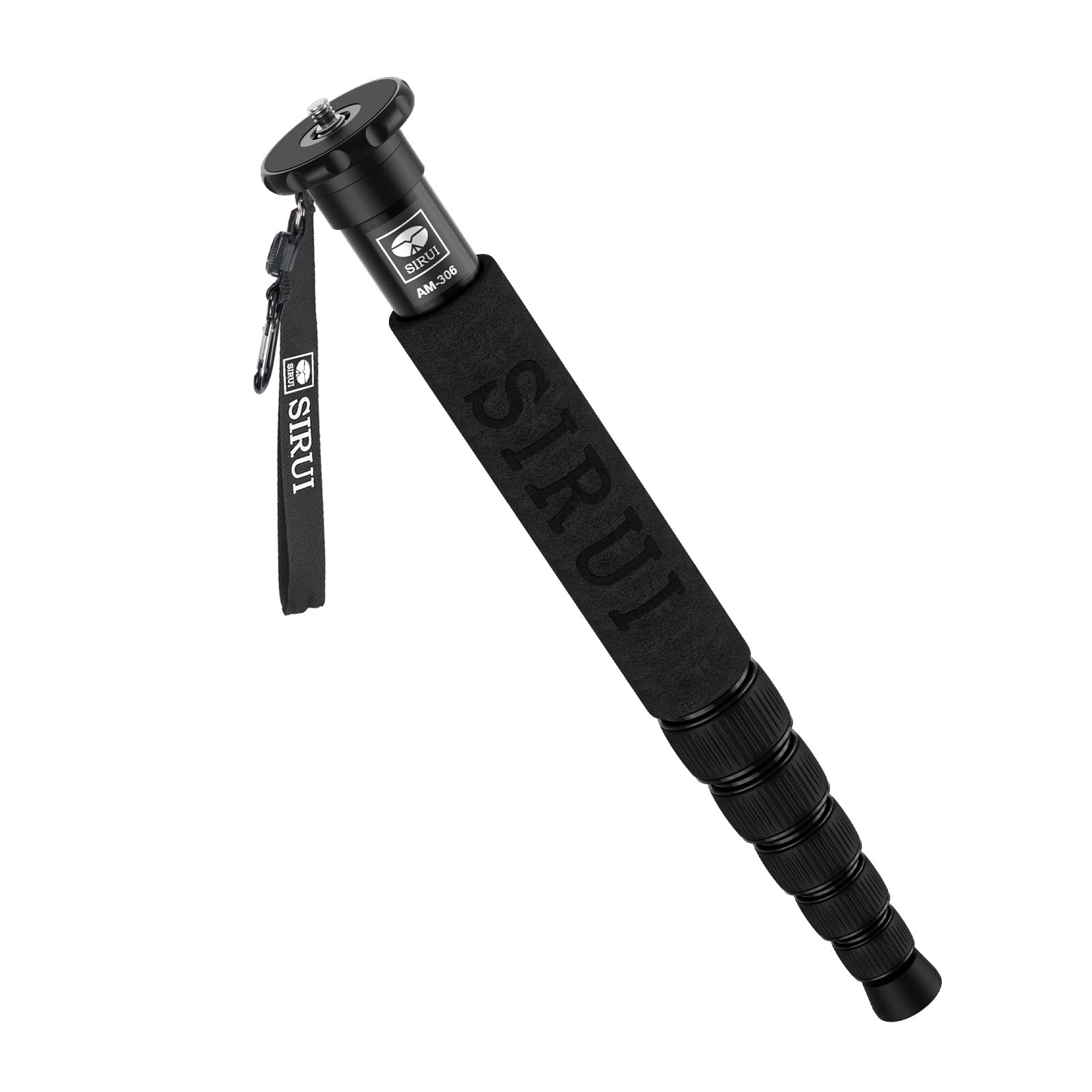 SIRUI AM-306M Camera Monopod, 6-Section 15.6-61.4 inches Aluminum Alloy Extendable Compact Lightweight Portable Travel Monopod f