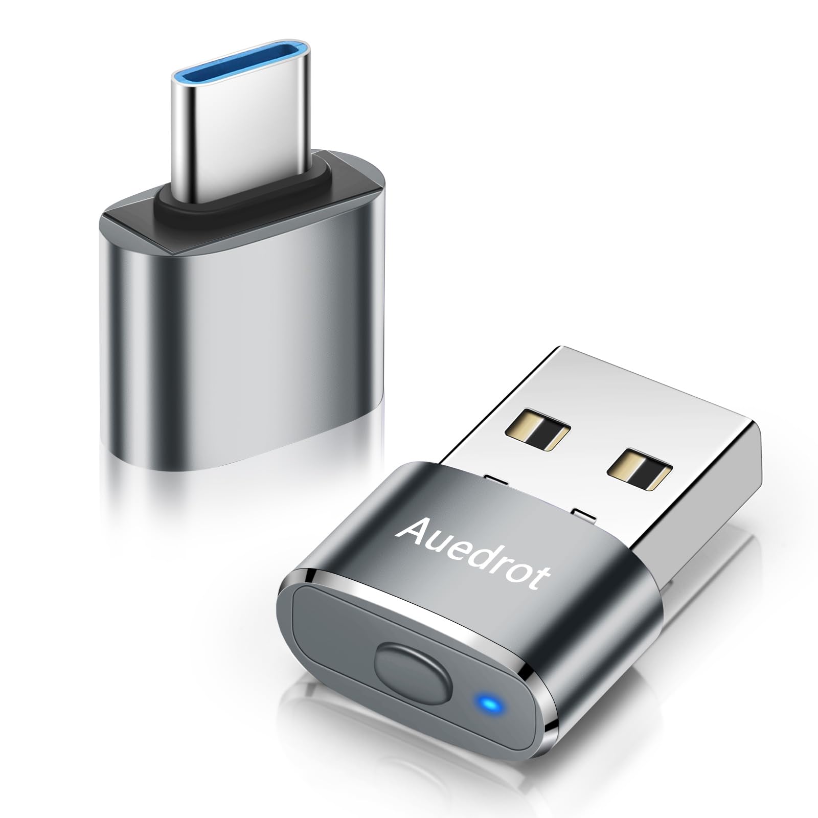 Mouse Jiggler Undetectable Metal Usb Mouse Mover With Switch Button, Automatic Mini Mouse Shaker With 2 Jiggle Modes, Driver Fre