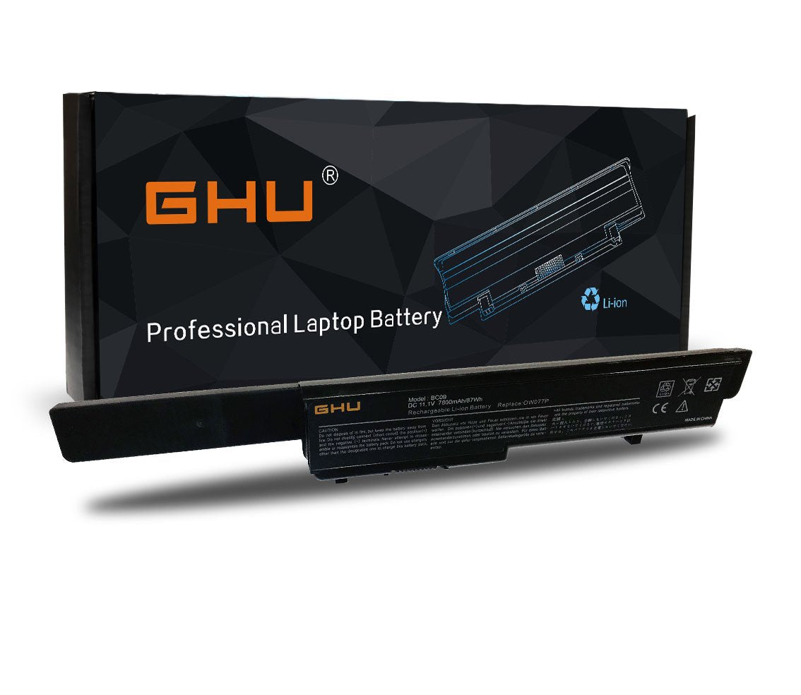 Ghu New 9 Cell 87 Whr U164P N855P Battery Compatible With Dell Studio 17 1745 1747 1749 Laptop Fit N856P M905P Part # U150P 312 0196 312 0186 U150P Ow077P M909P W080P Y067P