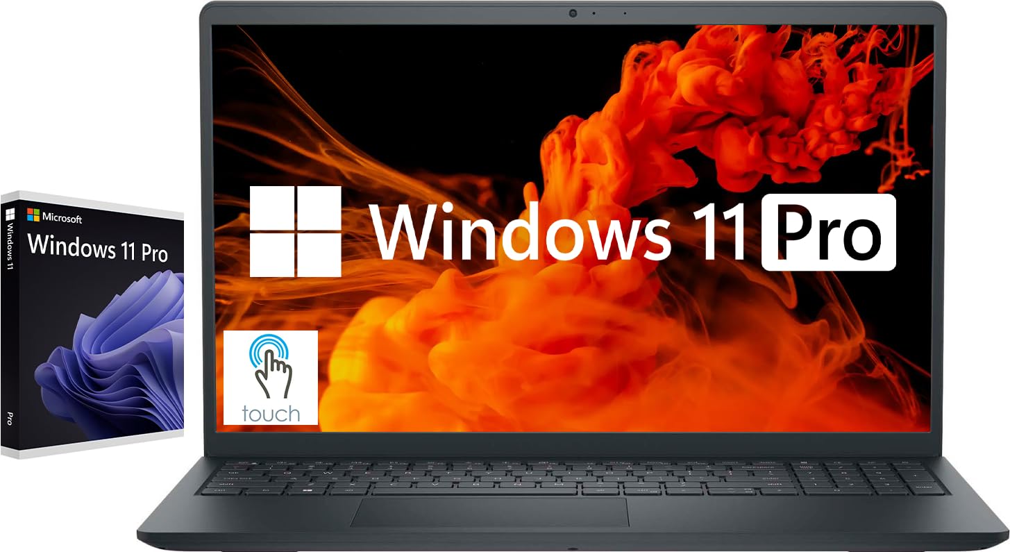 Dell Inspiron 15 Newest Laptop, 15.6 FHD Touchscreen Business & Student Laptop Computer, Intel Core i5-1155G7 Processor, Windows