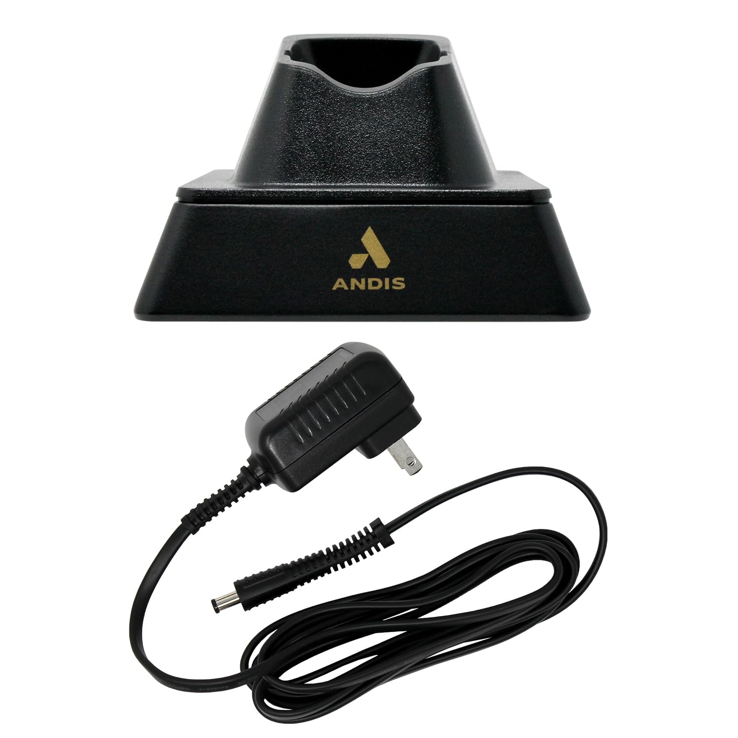Andis 561222 Gtx Exo Replacement Charging Stand And Charging Cord Adapter, Black