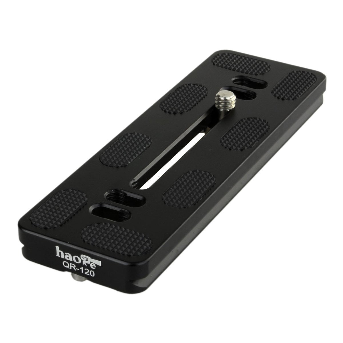 Haoge 120Mm Qr Quick Release Plate Dual Dovetail And D Ring Screw Fits Arca Swiss Standard For Tripod Ball Head