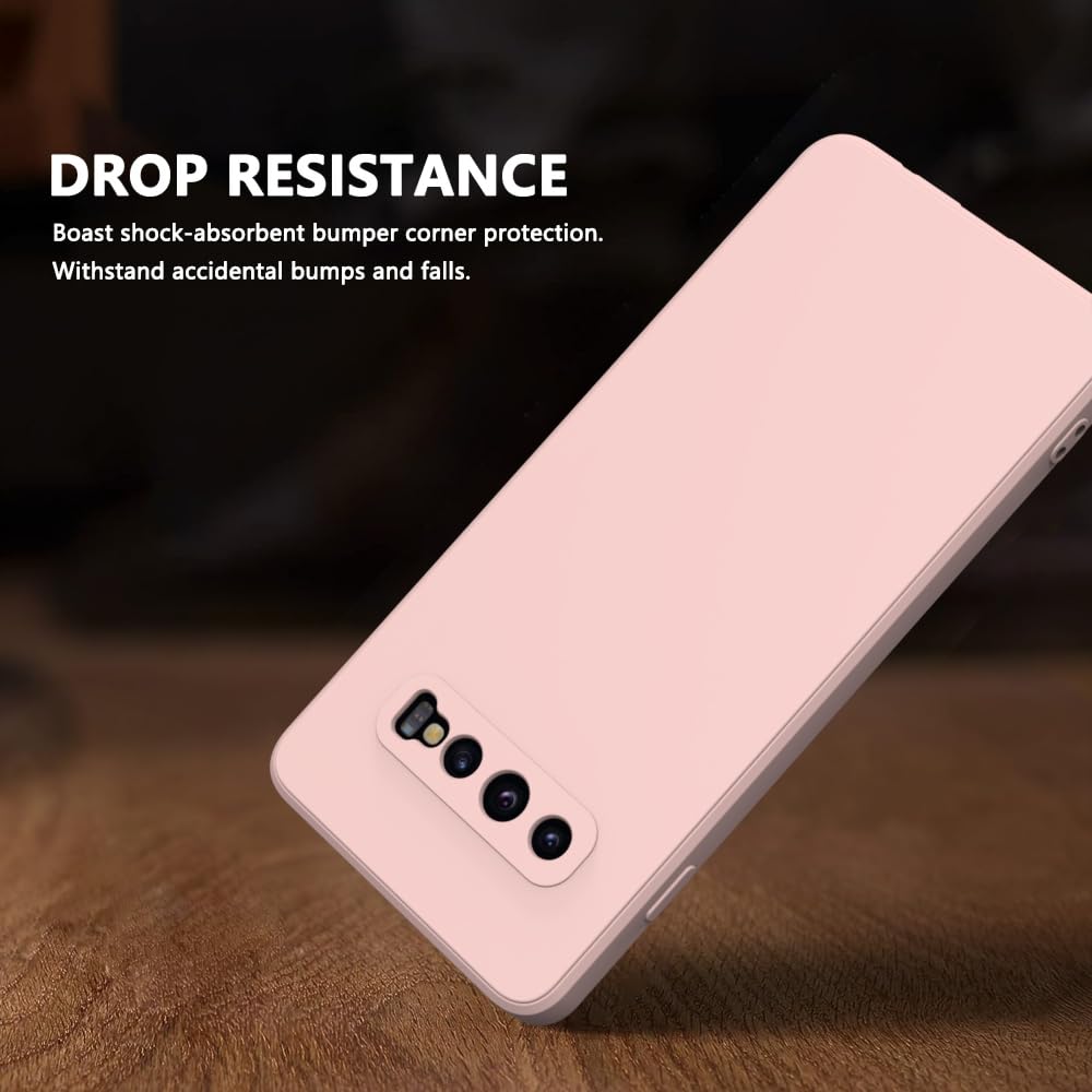 Wogroo For Samsung Galaxy S10 Case Pink, Scratch Resistant With Soft Touch, Slim Thin Phone Cover For Samsung Galaxy S10