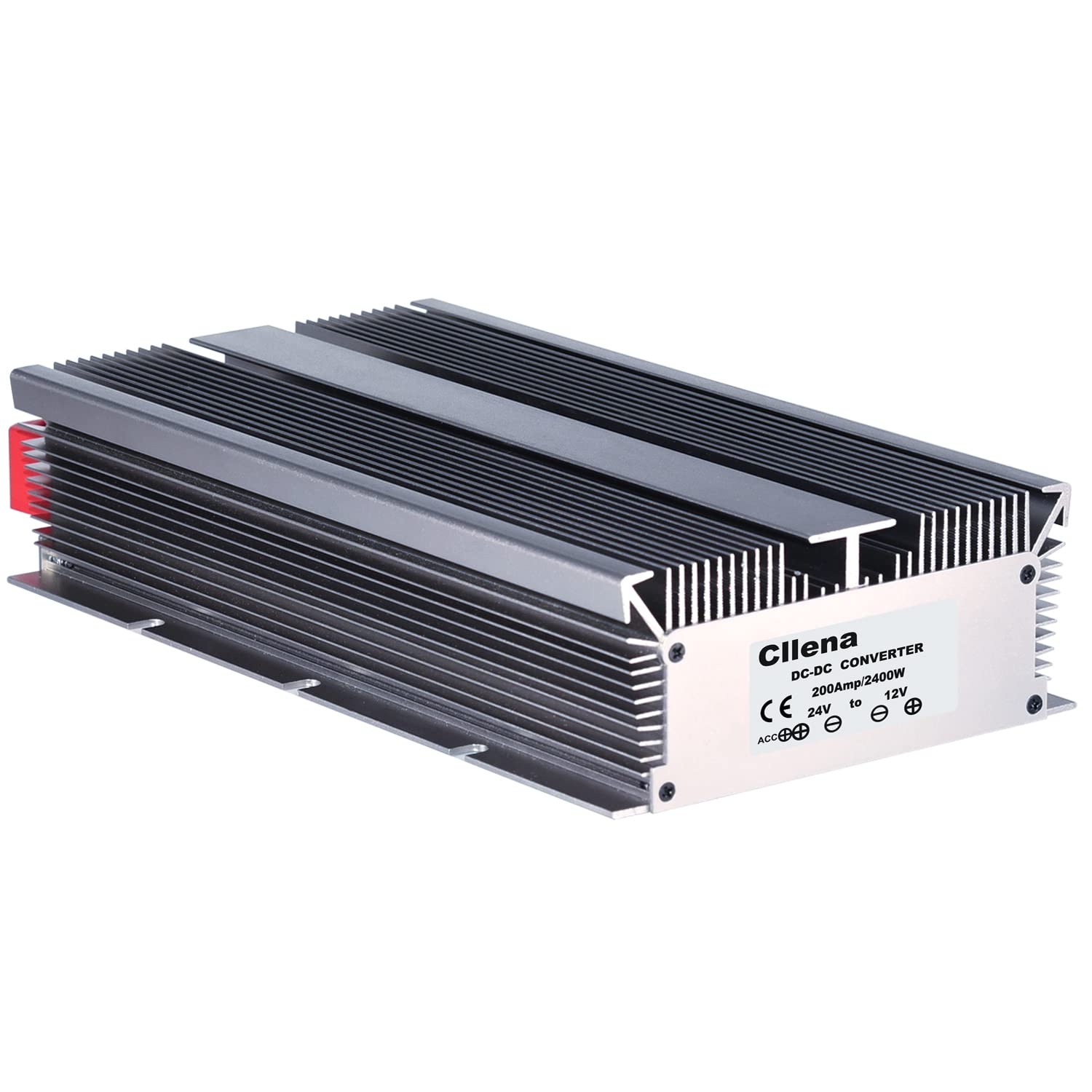 Cllena Dc 24V To 12V Step Down Converter Voltage Regulator 200A 2400W Waterproof Dc/Dc Buck Transformer Power Supply