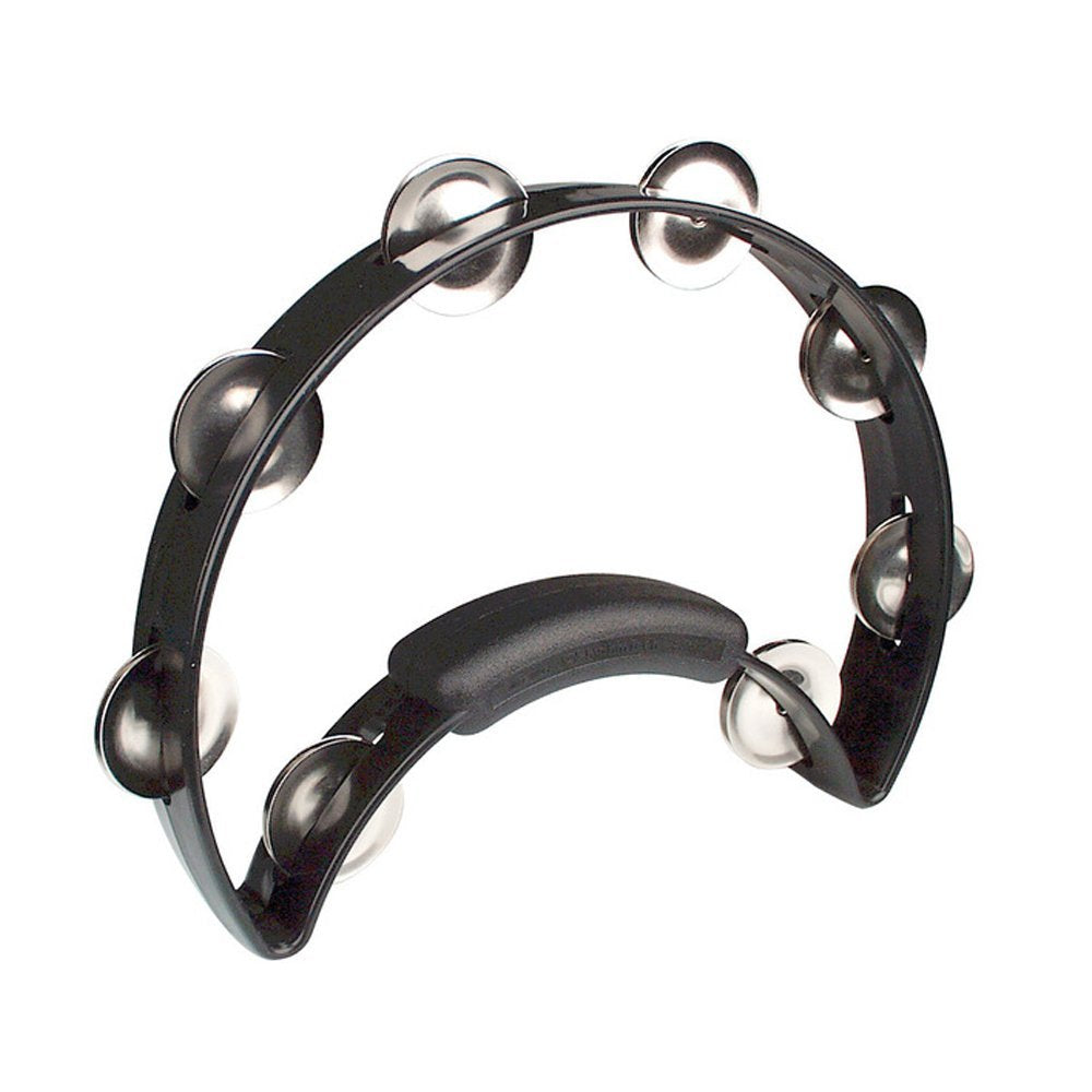 Rhythmtech Tambourine, Black, Inch (Rt1210)