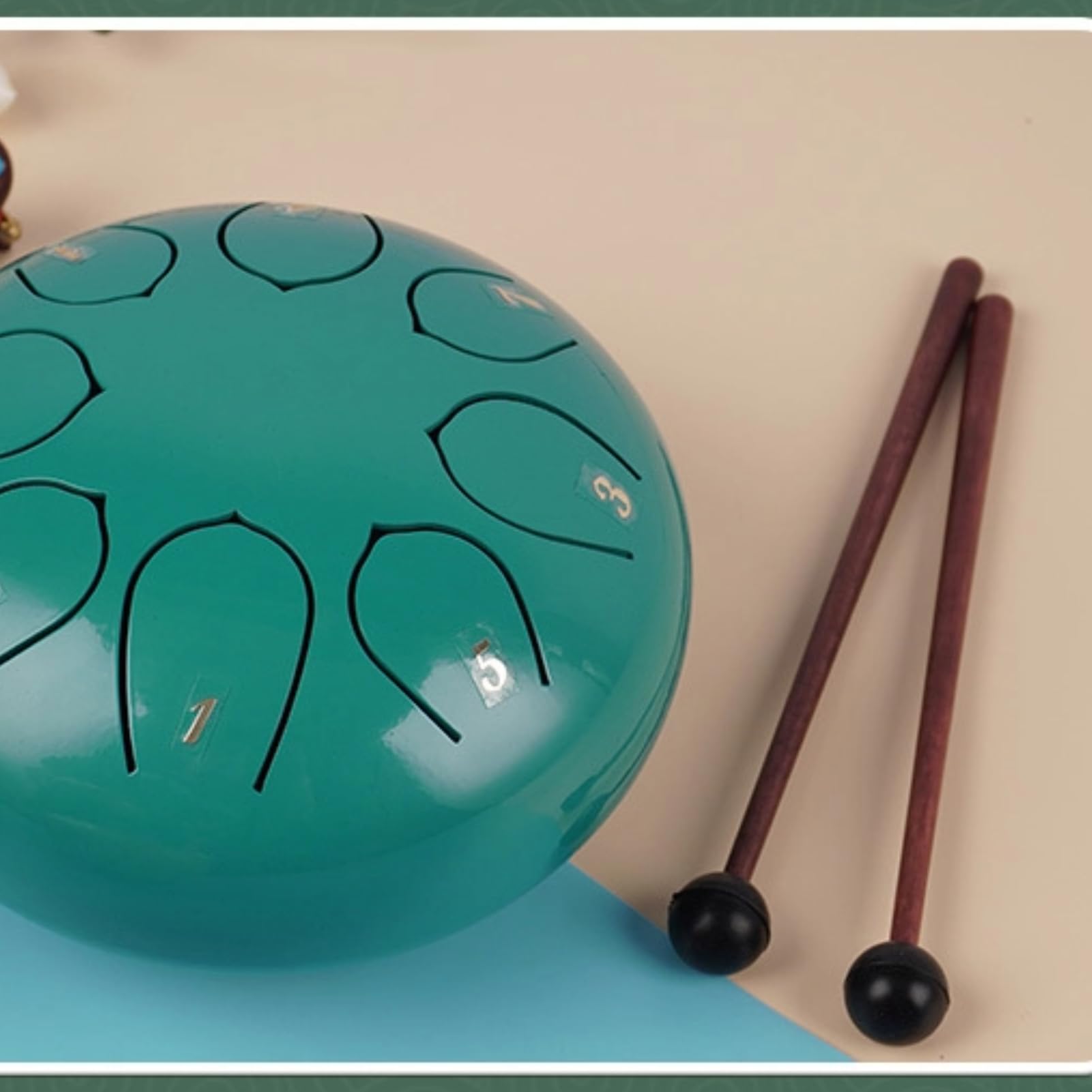 4Pcs 16.5Cm Percussion Mallets Steel Tongue Drum Mallet Soft Rubber Head Percussion Instrument Parts