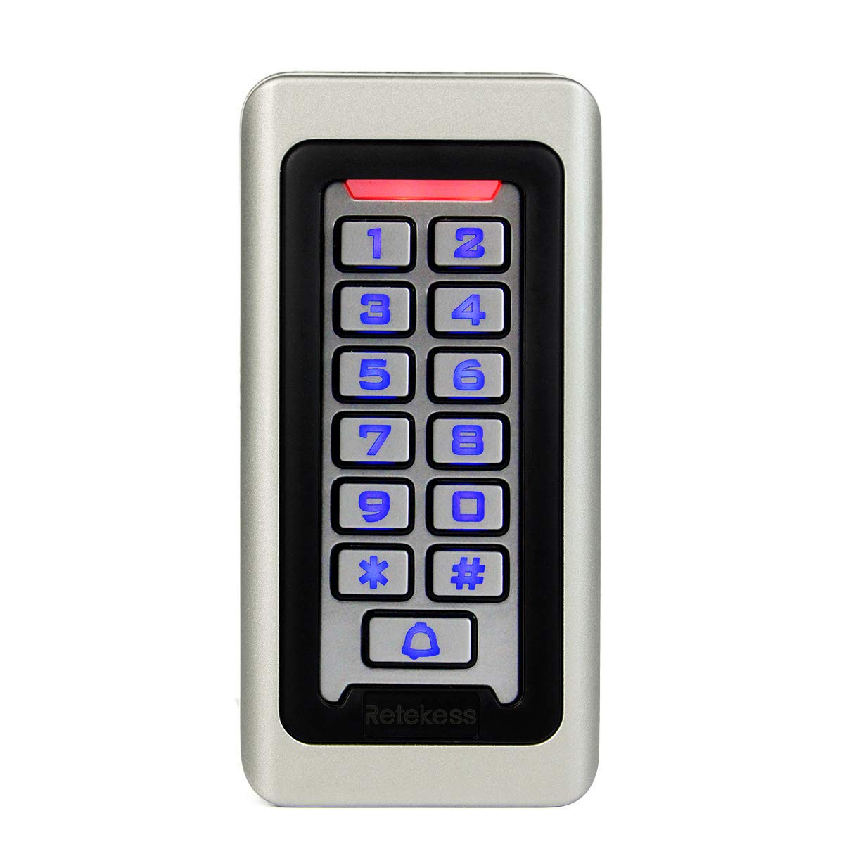 Retekess T Ac03 Security Access Control Keypad,Rfid Keypad,Door Access Control,Stand Alone Keypad,2000 Users,Wiegand 26 Bit,Supp