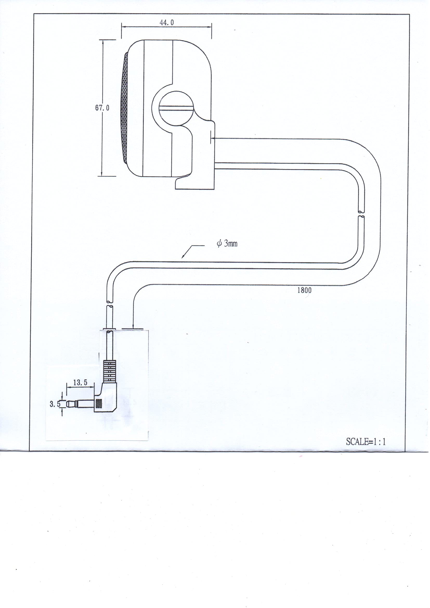 Anteenna Tw-02 Cb Extenal Speaker For Mobile Transceiver Ham Radio Cb Radio With Swivel Bracket 5W 1.8M Cable With 3.5Mm Mono Pl