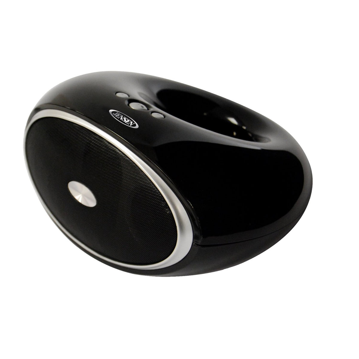 Jensen Smps 625 Portable Bluetooth Rechargeable Speaker With Hands Free Speakerphone And Usb Charging With Cable