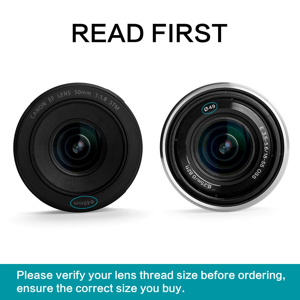 77Mm Close Up Filter Kit 4 Pieces(+1,+2,+4,+10) Macro Filter Accessory Close Up Lens Filter Kit Set With Lens Filter Pouch For C