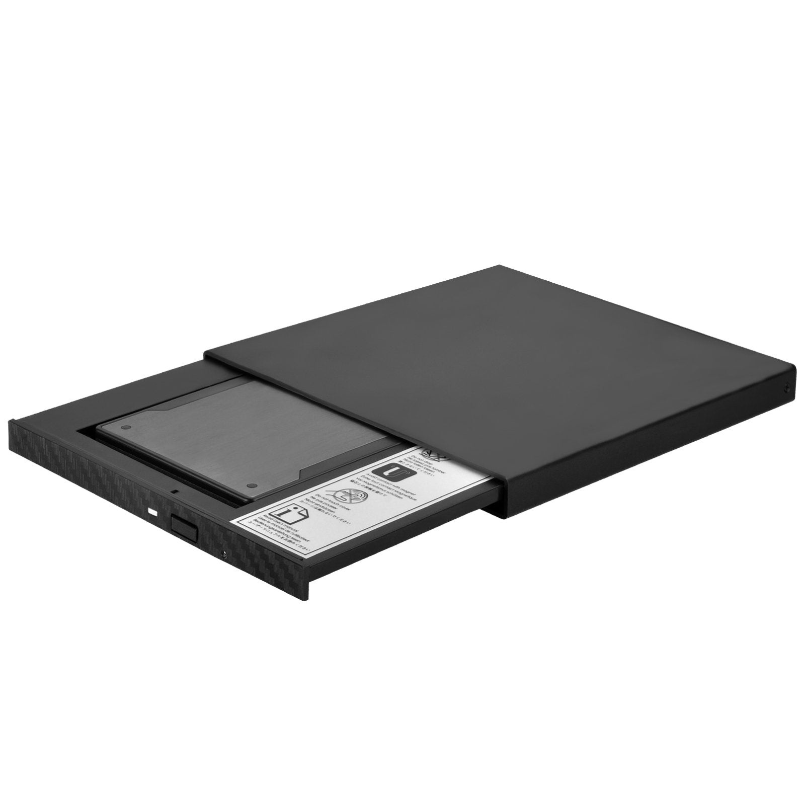 Silverstone Technology 9.5Mm Laptop Optical Disc Port Odd To 2.5'' Sata Ssd Adapter With Included External Housing Ts14B
