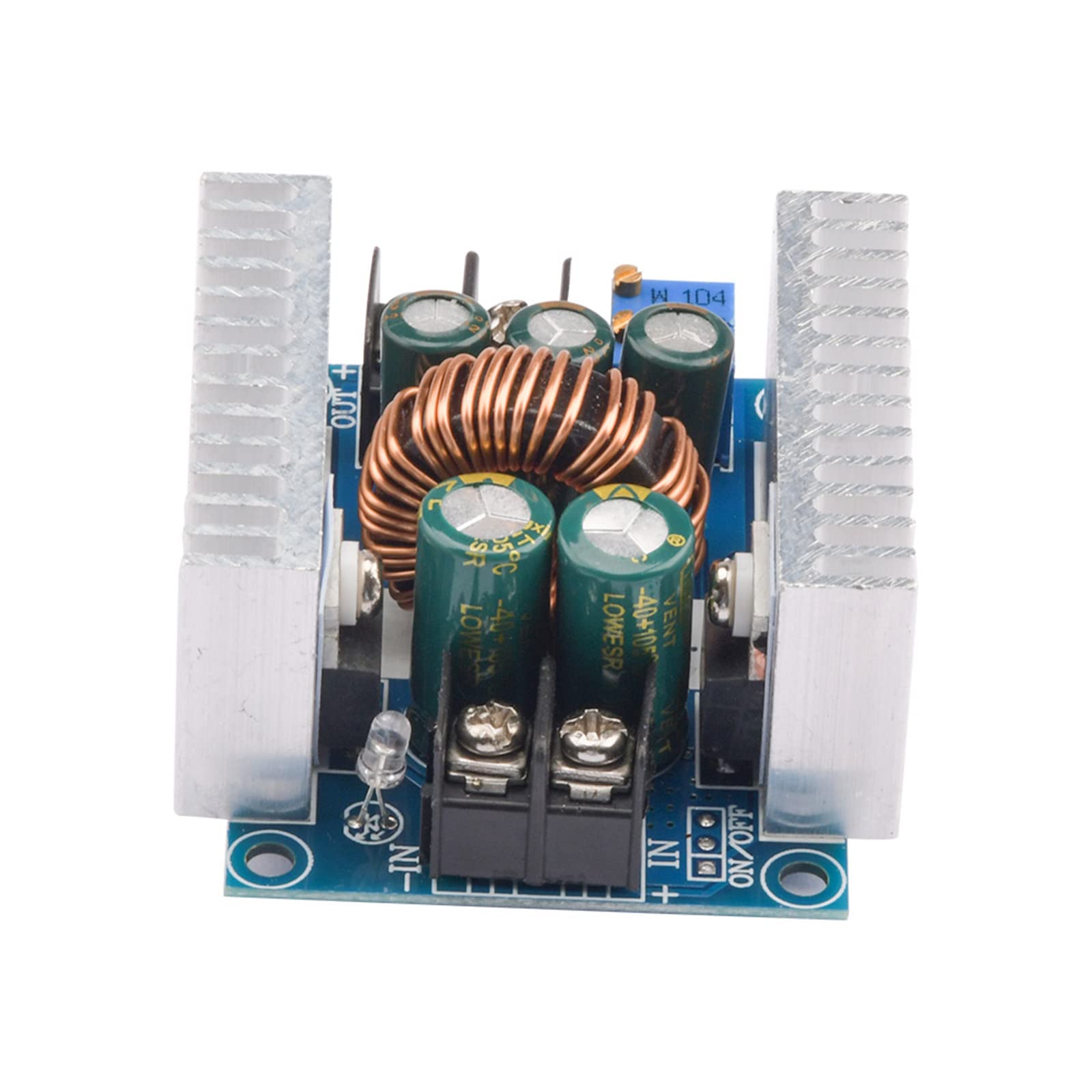 Diymore 2Pcs 20A 300W Cc Cv Step Down Module Adjustable Dc 6 40V To 1.2 36V Voltage Regulator Buck Converter Constant Current Po