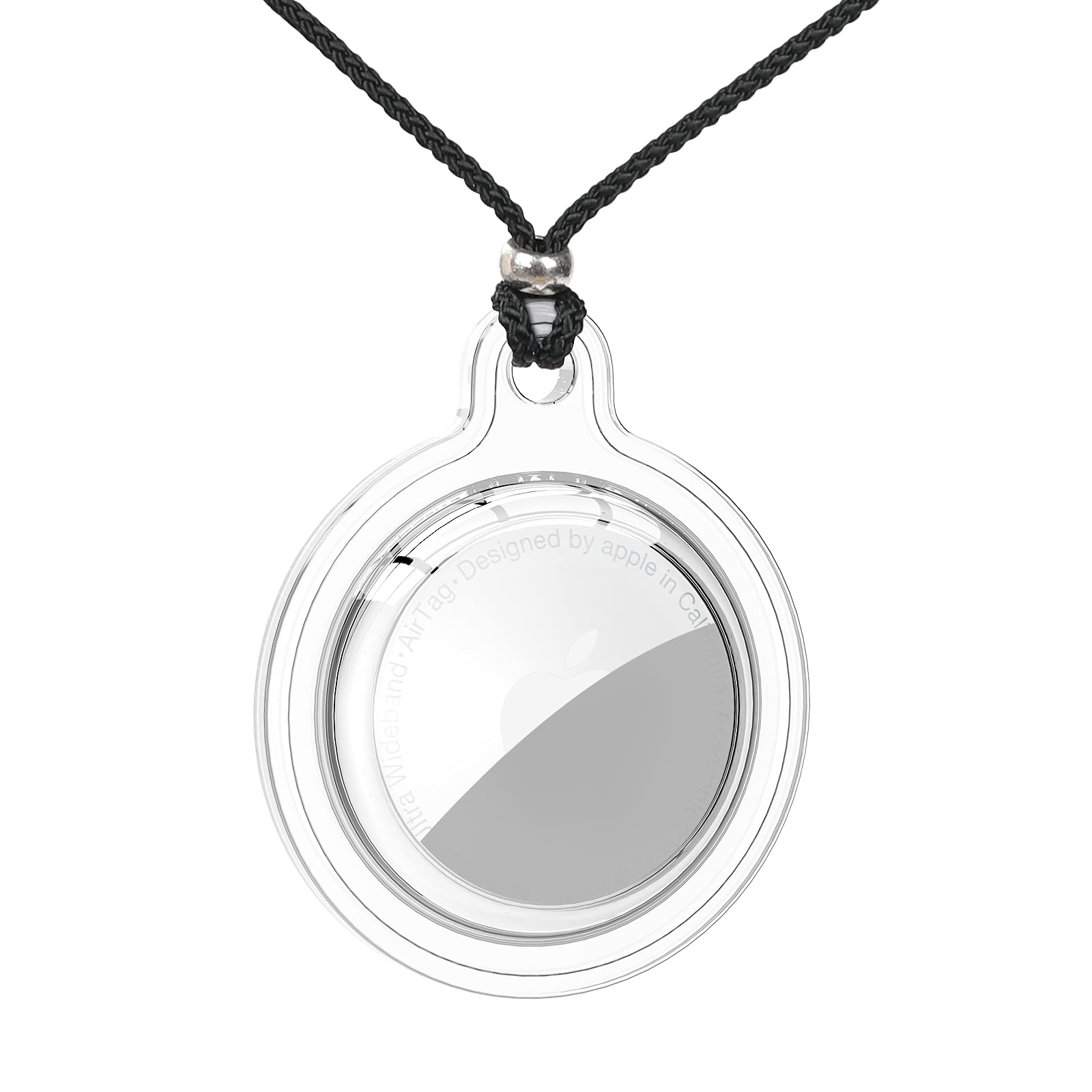 Crystal Clear Adjustable Airtag Necklace Holder For Kids And Adults   Durable, Fashionable, And Comfortable