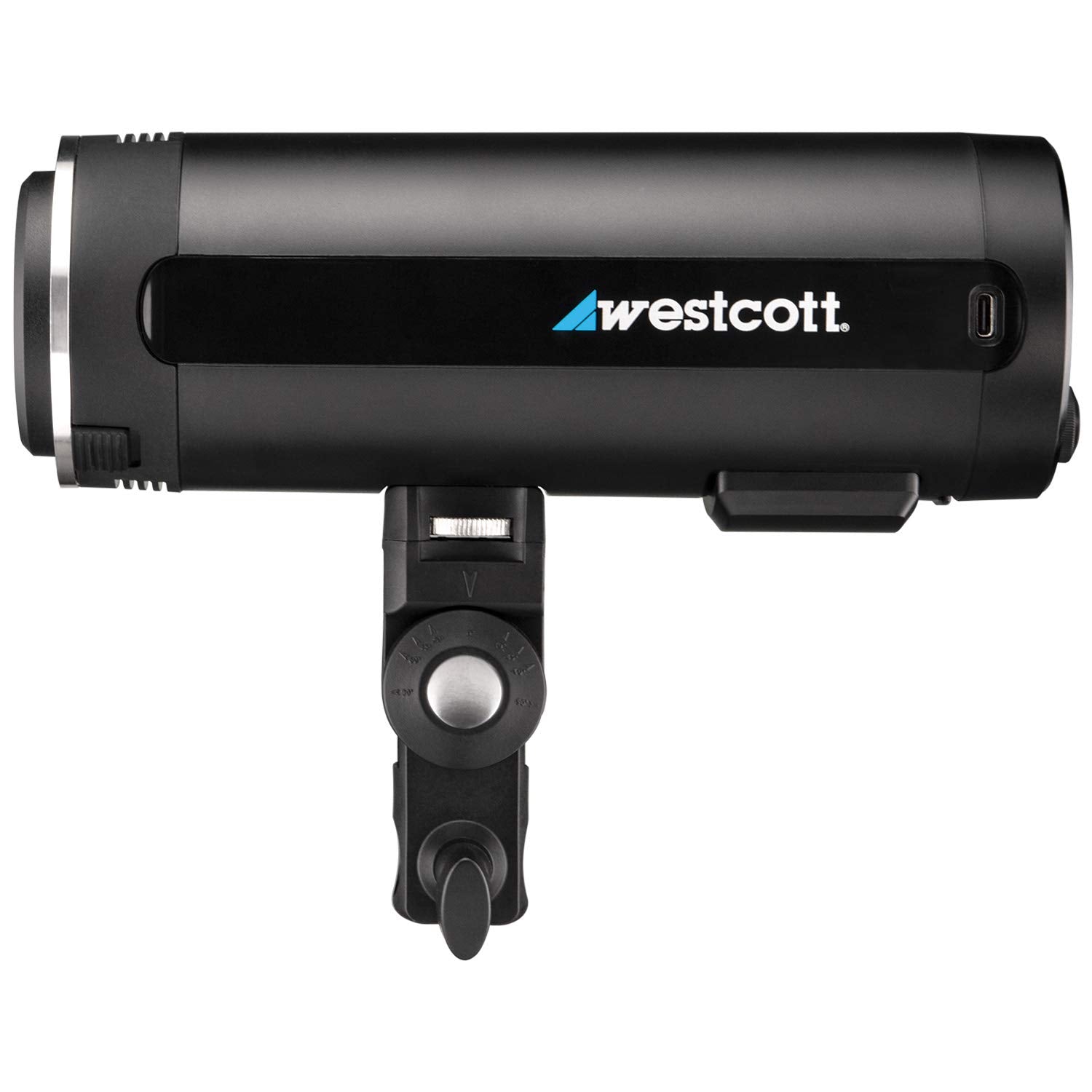 Westcott Fj200 Round Head Pocket Strobe With 1.3 Sec. Recycle Time, Ttl, Hss And Includes Tilter Bracket, 30-Degree Honeycomb Gr