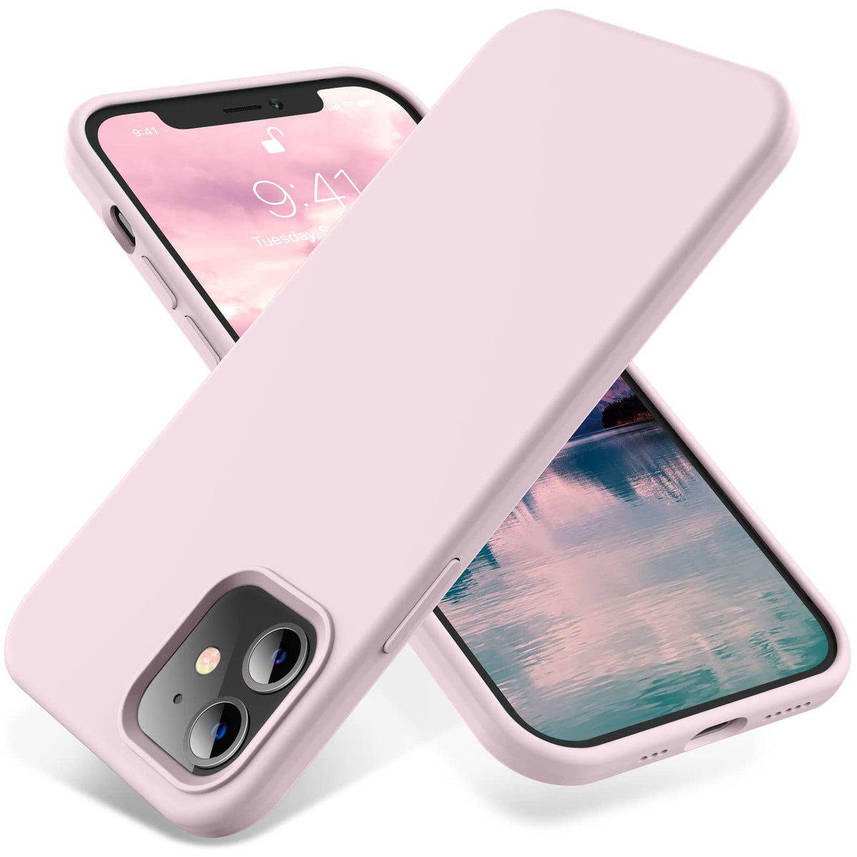 Otofly Bumper Case Compatible With Iphone 12/ 12 Pro Case 6.1 Inch(2020),[Silky And Soft Touch Series] Full-Body Protective Prem