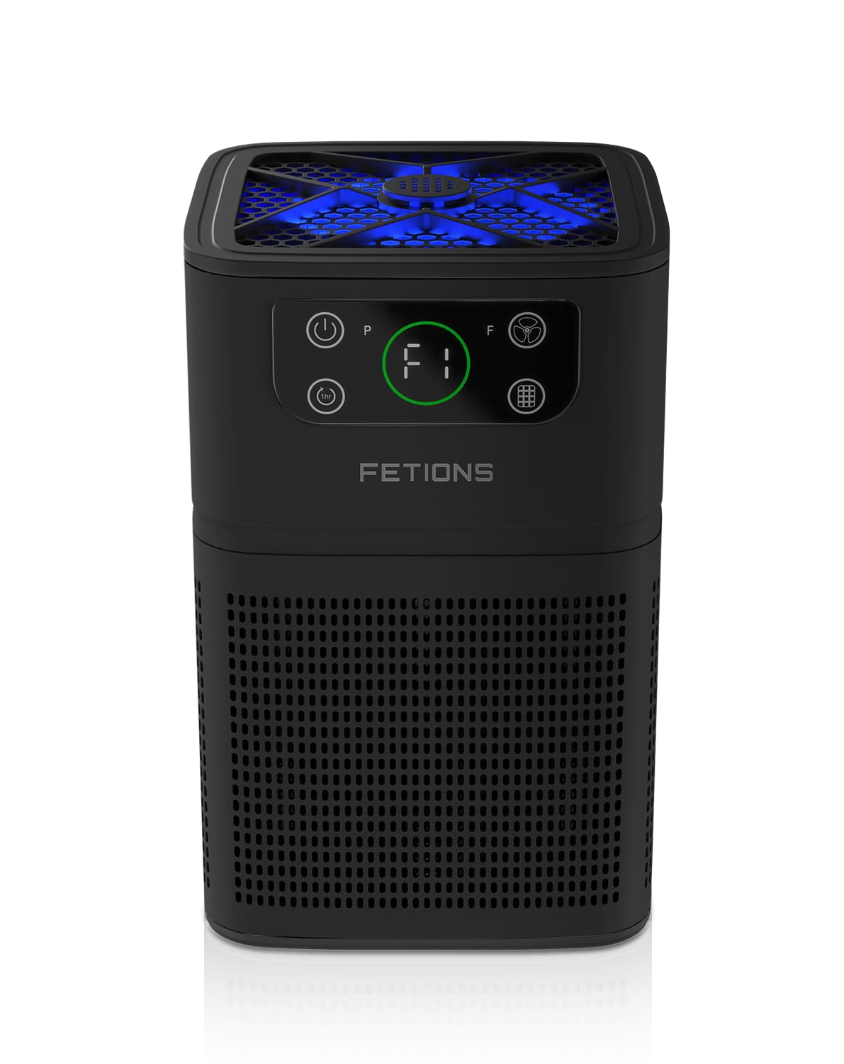 Air Purifier For Home Bedroom, Fetions Air Cleaner With Ambient Light Fragrance Sleep Mode 3 In 1 Filtration System For Office D