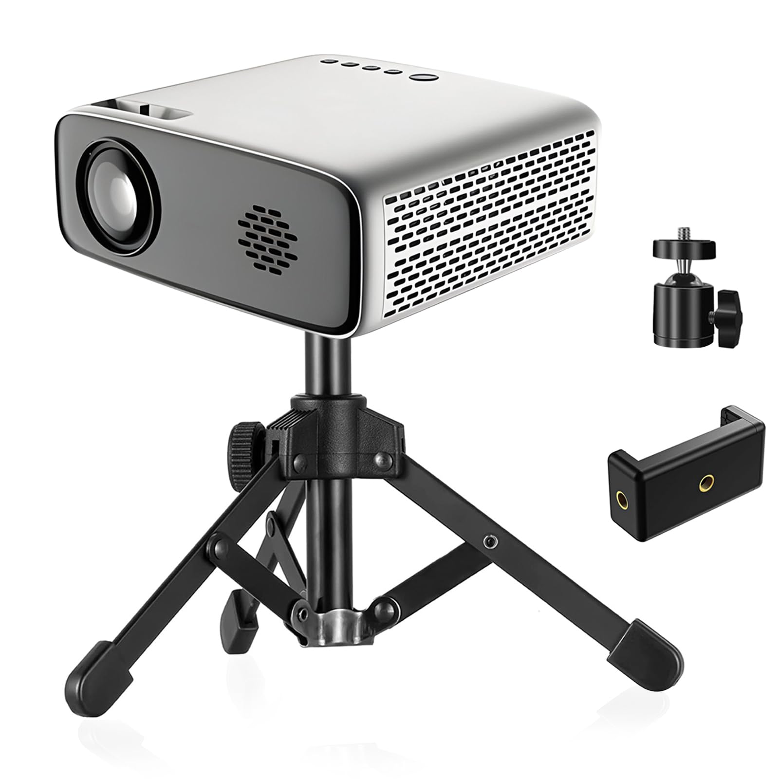 Jcwiny Mini Projector Stand   Table Top Tripod With Tilt Angle Adjustable Small Tripod For Projectors, Cameras, Dslr, Smartphones
