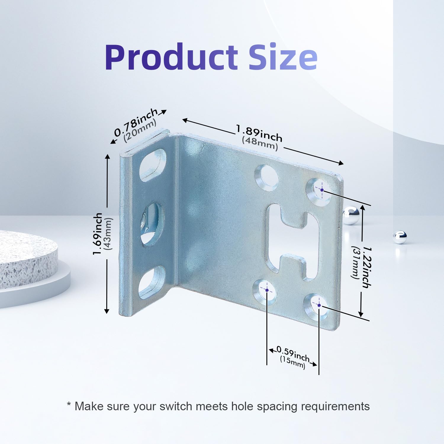 Phyinlan Rack Mount Kit For 17.3 Inch Juniper Switches Rack Ears For Juniper Ex2200/Ex2300