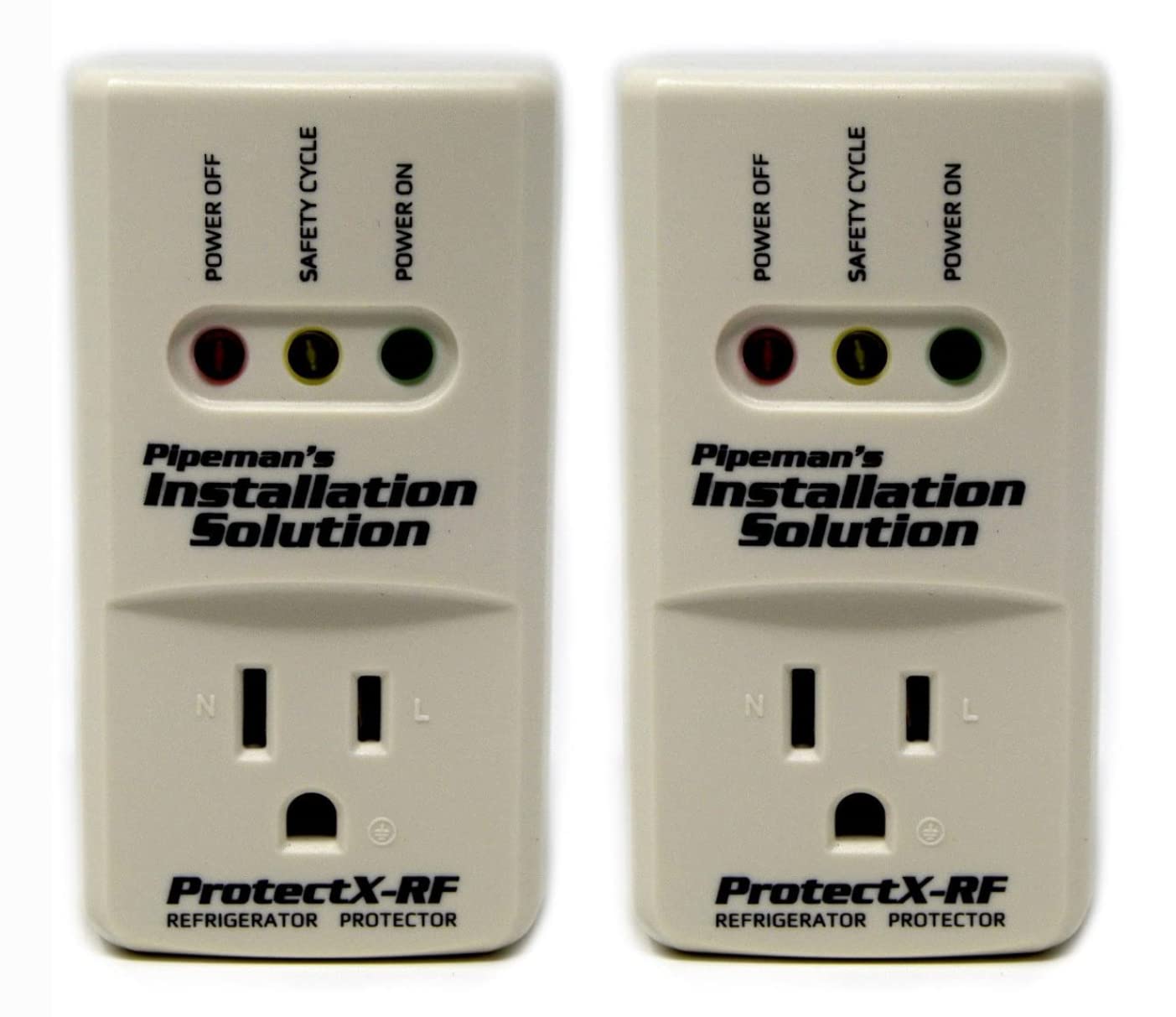 2 Pack Pipeman'S Installation Solution Surge Voltage Protector 1800 Watts, White