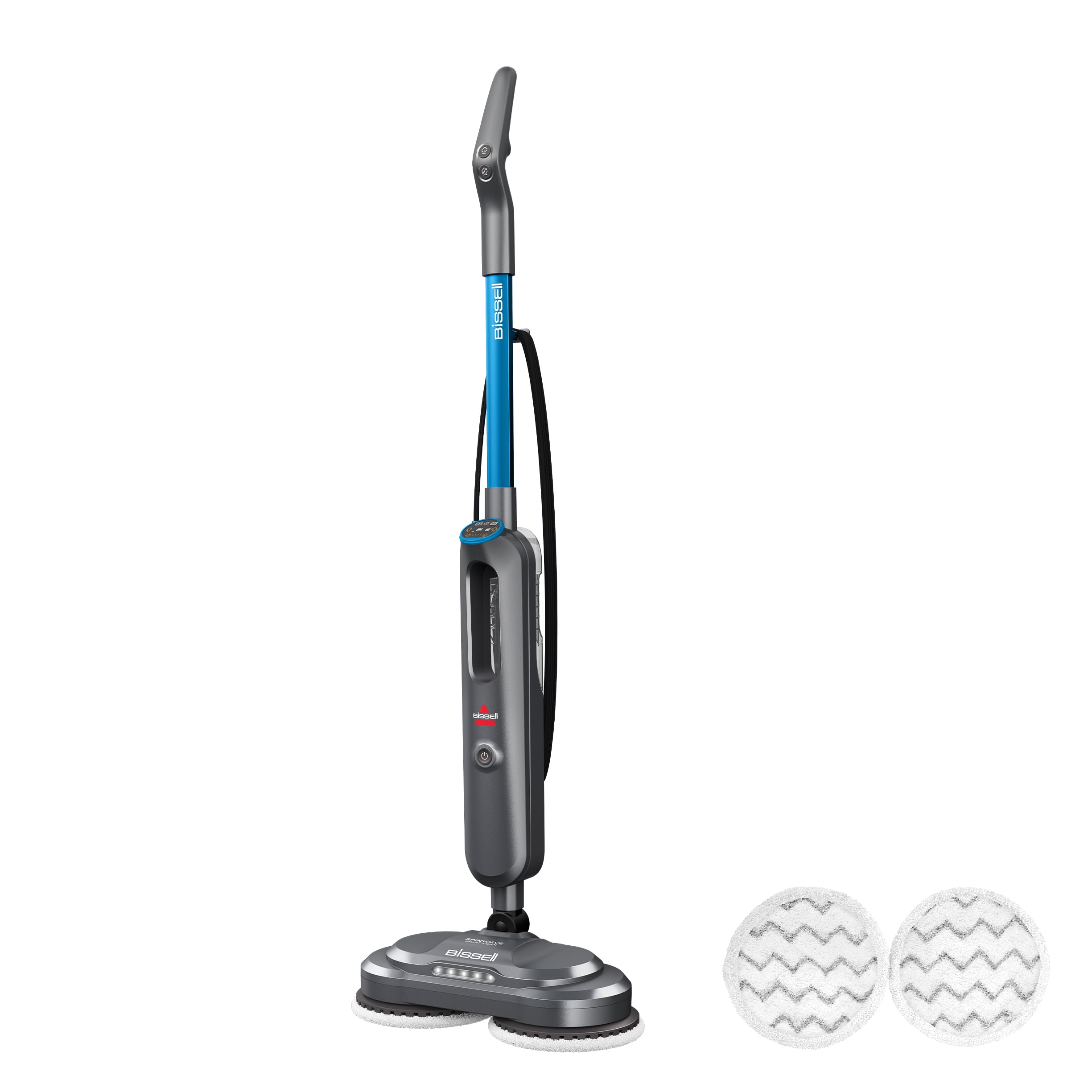 Bissell Spinwave Smartsteam Scrubbing Steam Mop With Rotating Mop Pads