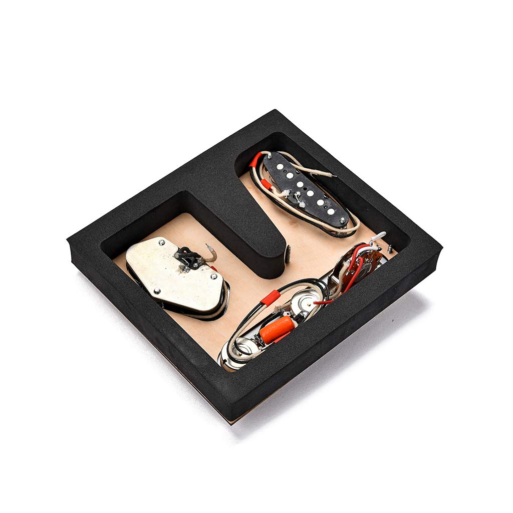 Swhmc Retro Tele Pickup Set 6 Strings Saddle Bridge Plate 3 Way Switch Control Plate Volume Control Plate Electric Guitars Repla