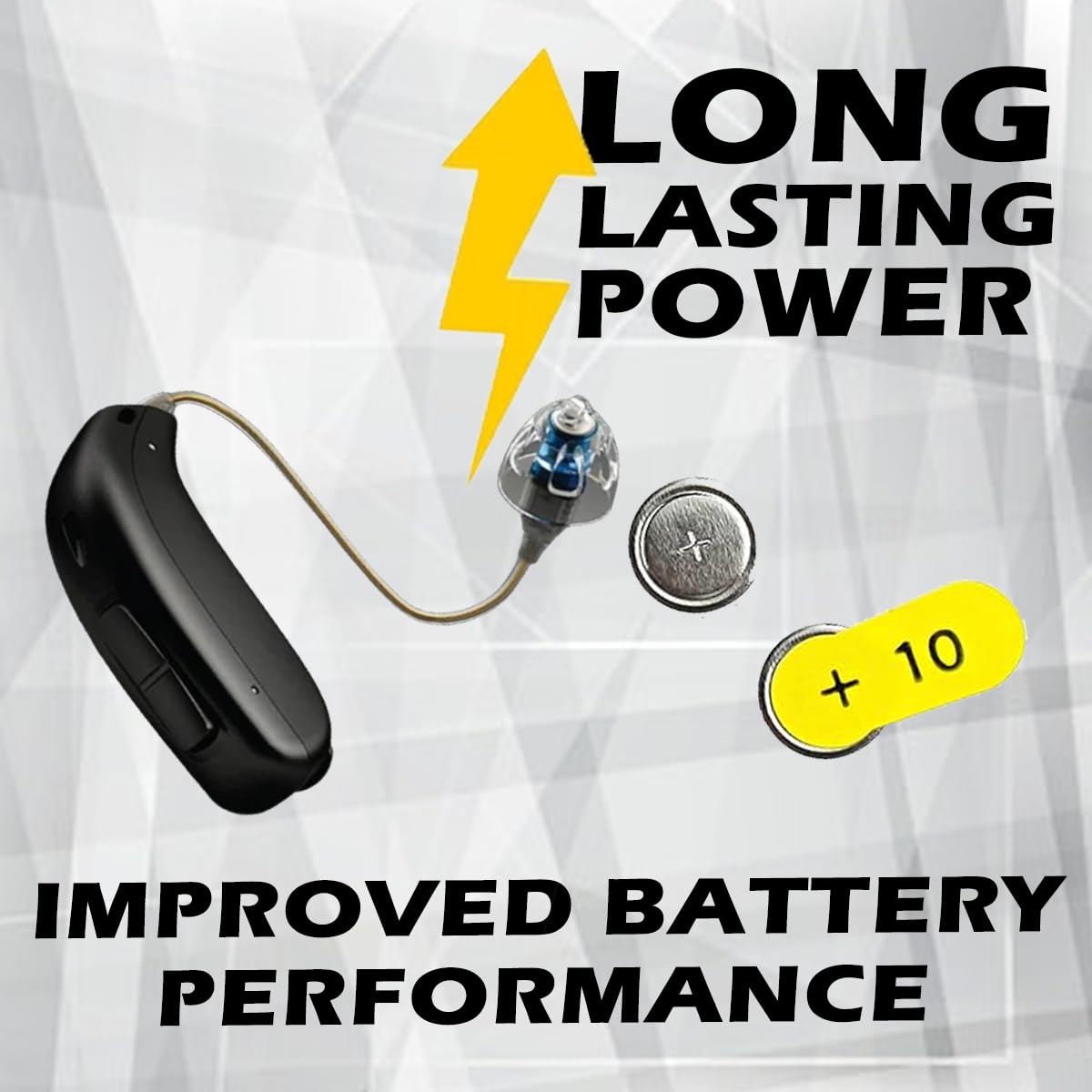 Zenipower Hearing Aid Batteries Size: 10 (60 Batteries)