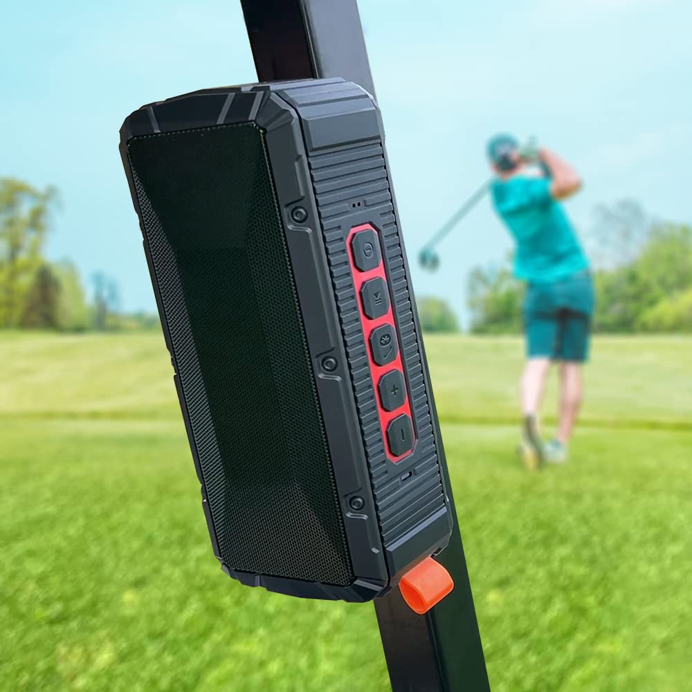 Pro Portable Magnetic Bluetooth Golf Speaker Wireless Waterproof Ipx6Shockproof   3Rd Generation Magnetic Golf Speakers For Golf