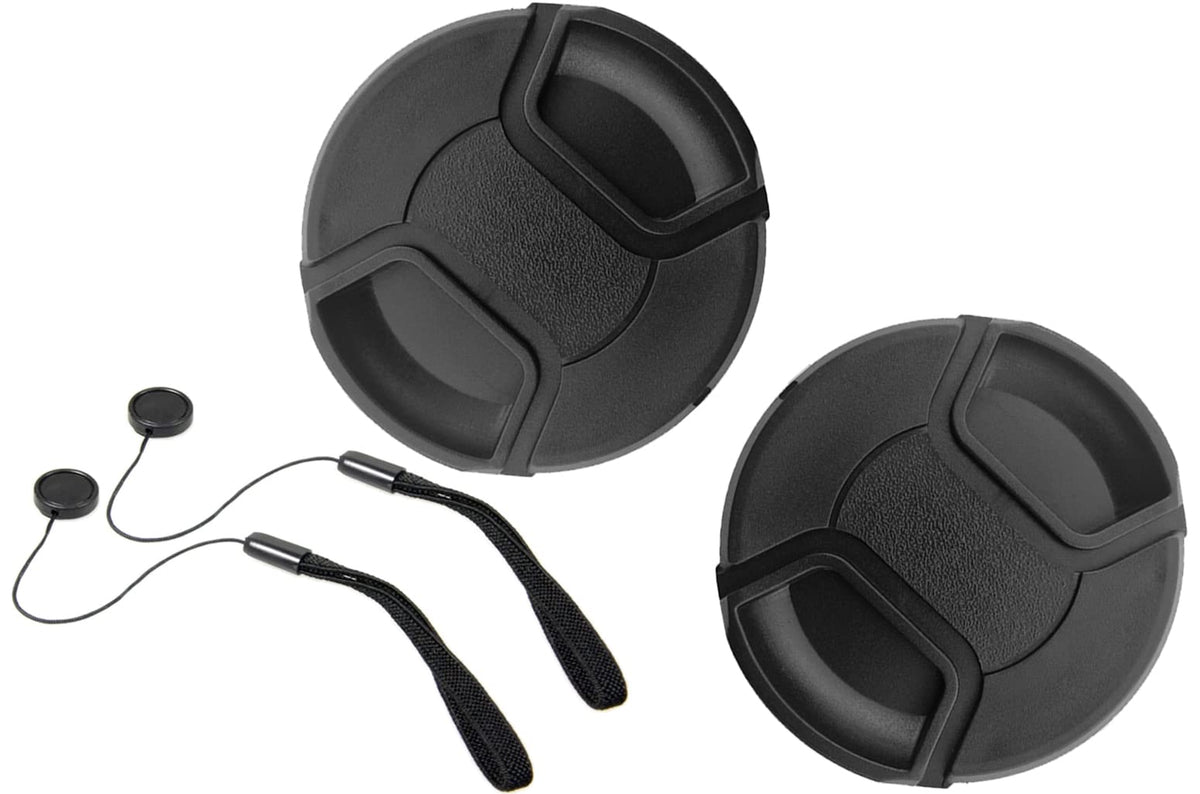 49Mm Lens Cap Cover For Sony Fe 50Mm F/1.8 (Not For 2.8)(Sel50F18F),E 50Mm F/1.8 Oss(Sel50F18),Huipuxiang [2 Pack]
