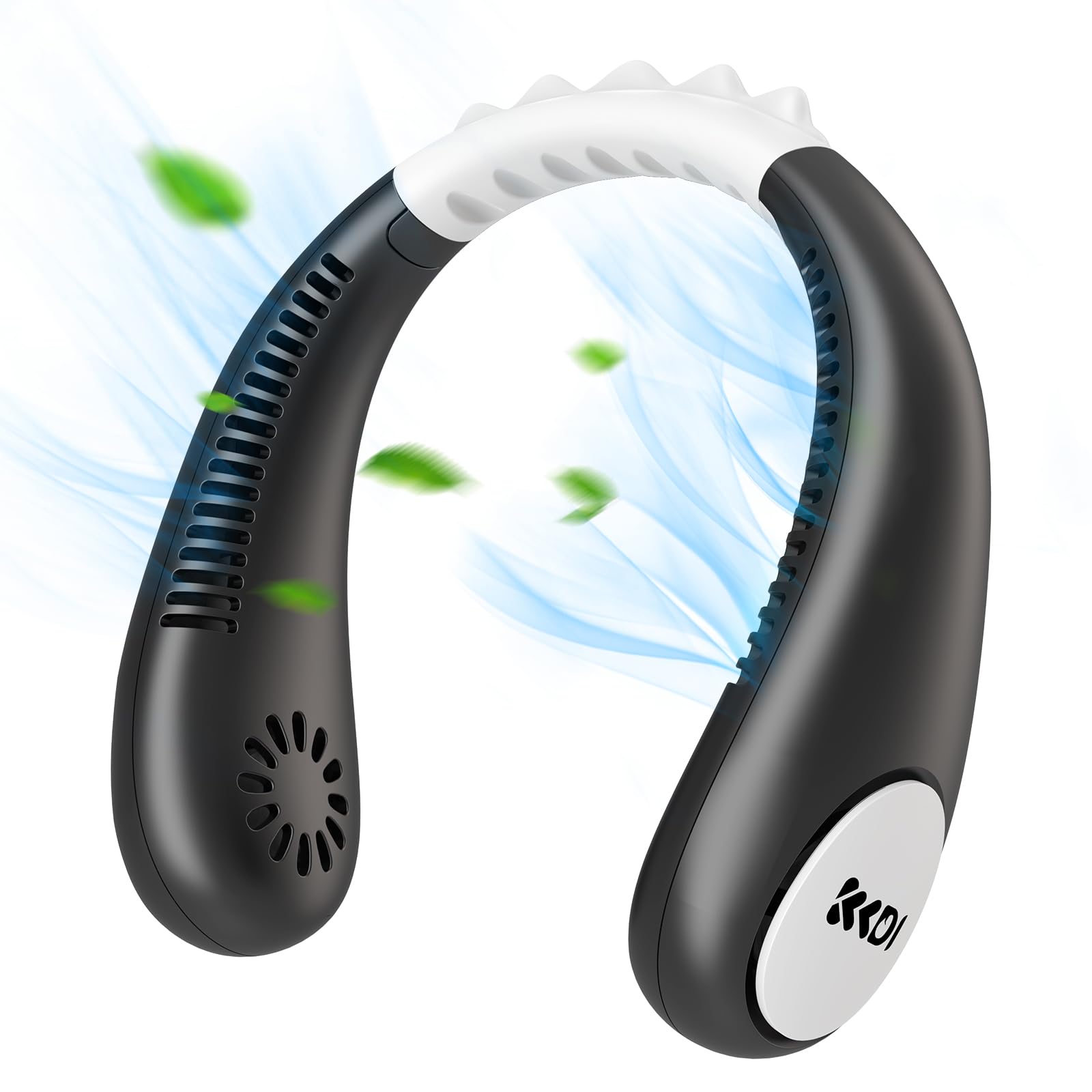 Kids Neck Fan, Portable Bladeless Fan For Kid 4 14Y Girls & Boys, 2600Mah Usb Personal Mini Fan Cooling Fan For Travel/Camping/S