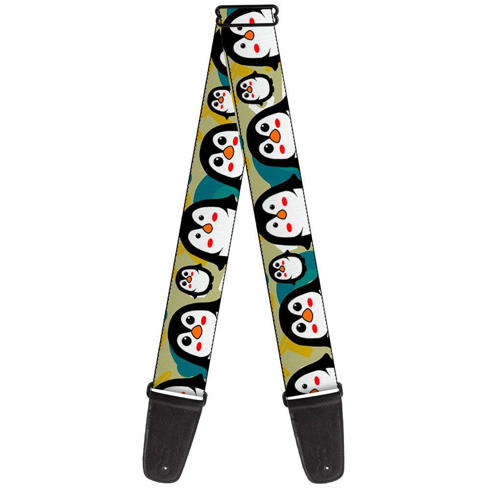 Buckle Down Guitar Strap Penguin Cartoon 2 Inches Wide