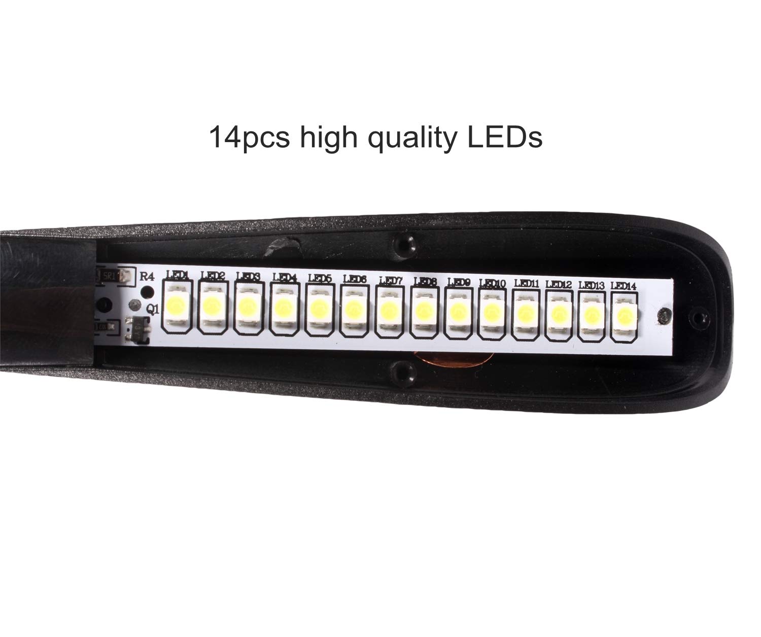 Ebyphan Dimmable Usb Lamp, Flexible Usb Keyboard Light, Mini Usb Light For Laptop (14 Led Bead, 3 Level Adjustable Brightness, O