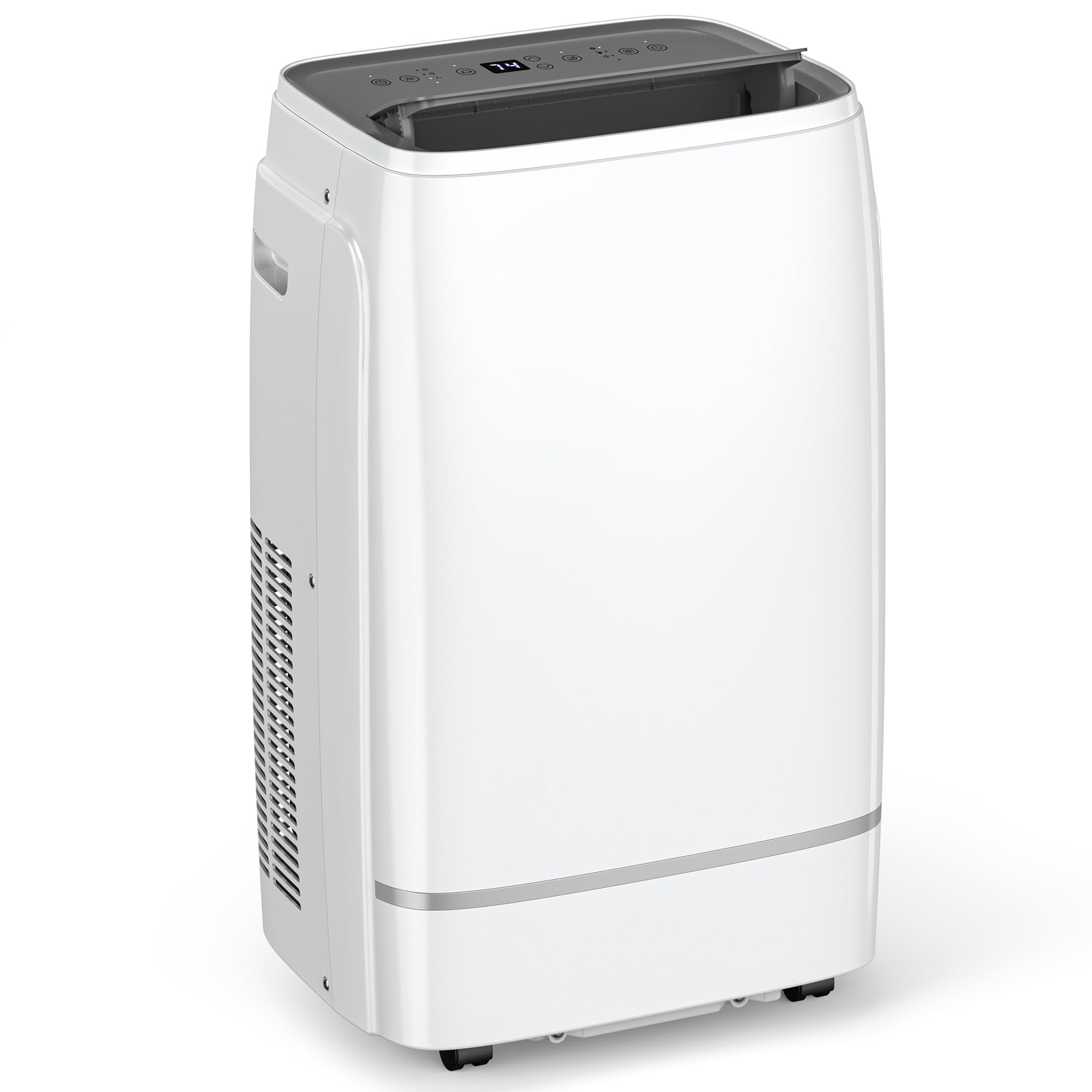 Electactic 13000 BTUs Portable Air Conditioner with cooling/dehumidification/fan/sleep mode, 4-IN-1 Portable AC with 24H Timer &