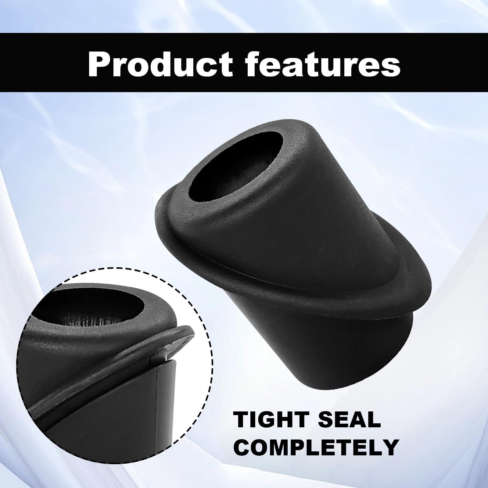 Antenna Ornament Rubber Adapter Base Compatible With Hyundai Elantra 2000 2006 Replace 96216 2D000 Rear/Antenna Base Bezel