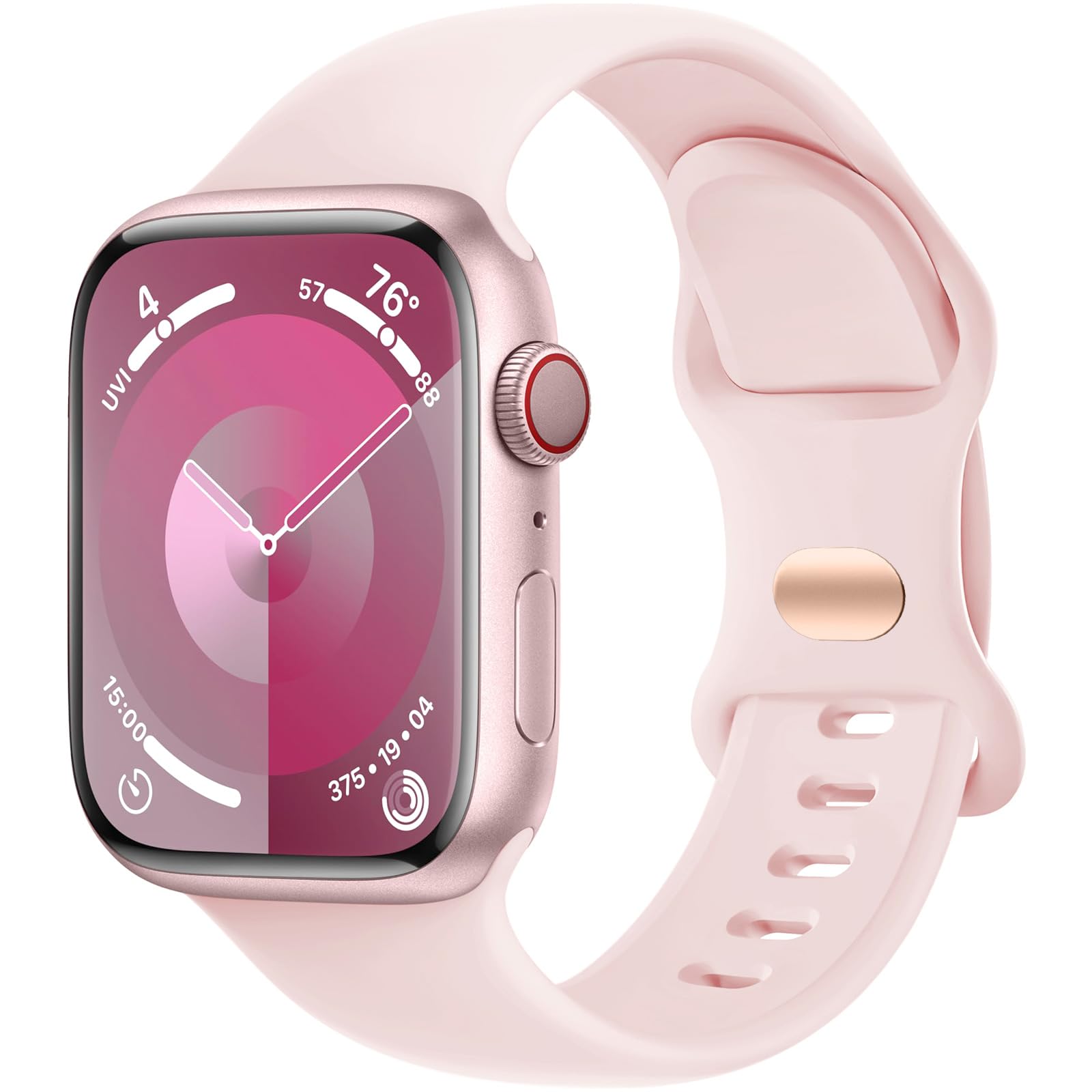 Daqin Sport Band Compatible With Apple Watch Band 40Mm 38Mm 41Mm 42Mm 44Mm 45Mm 46Mm 49Mm Women Men, Soft Silicone Waterproof Re